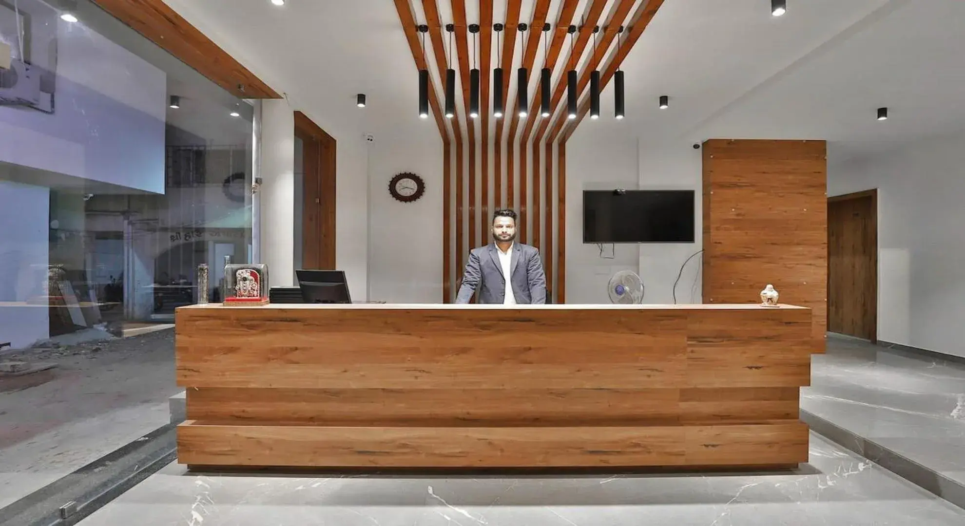 Lobby or reception in Hotel Kuber Lobby or reception in Hotel Kuber