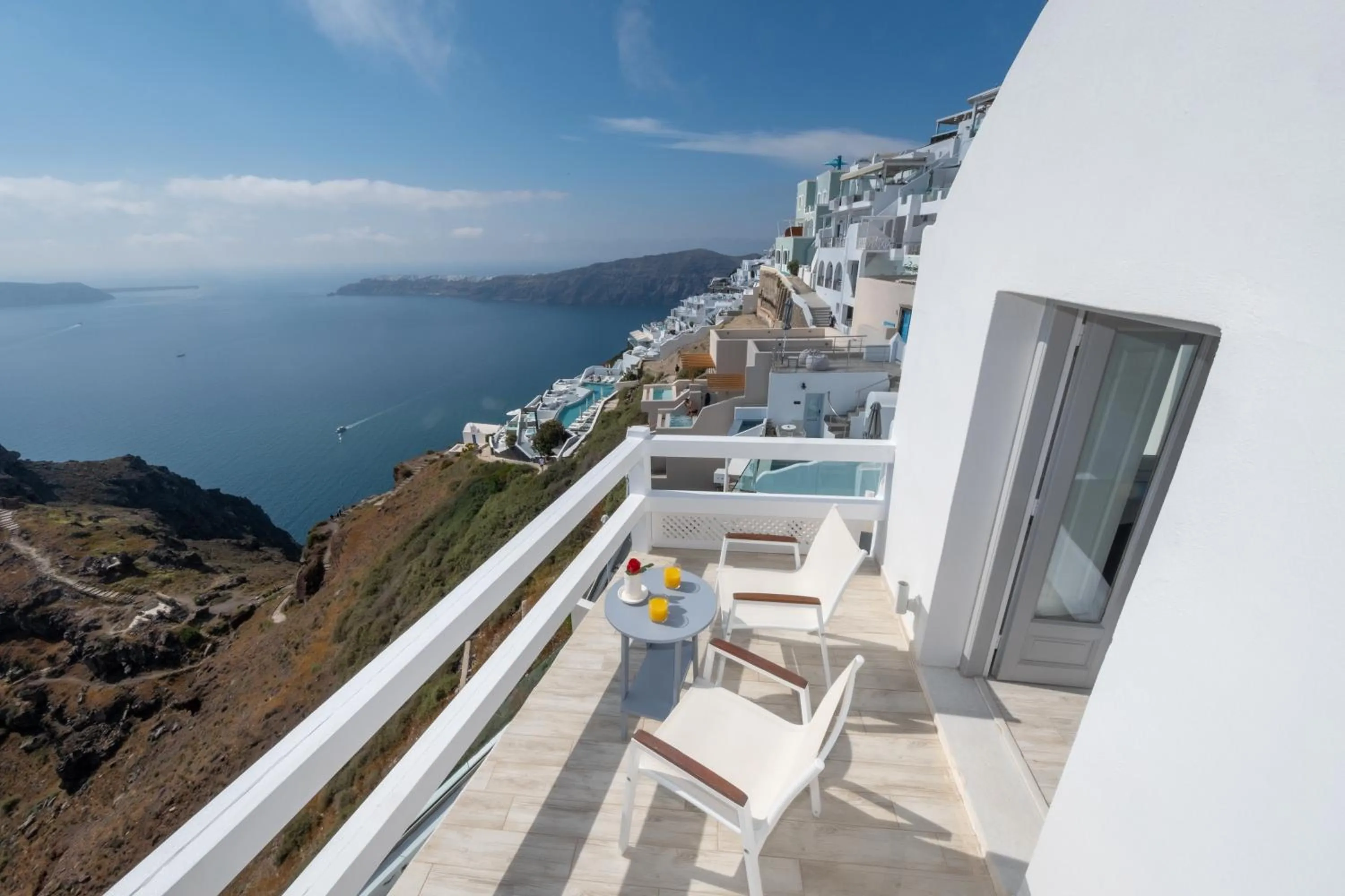 Balcony/Terrace in Anemos Cave Suites