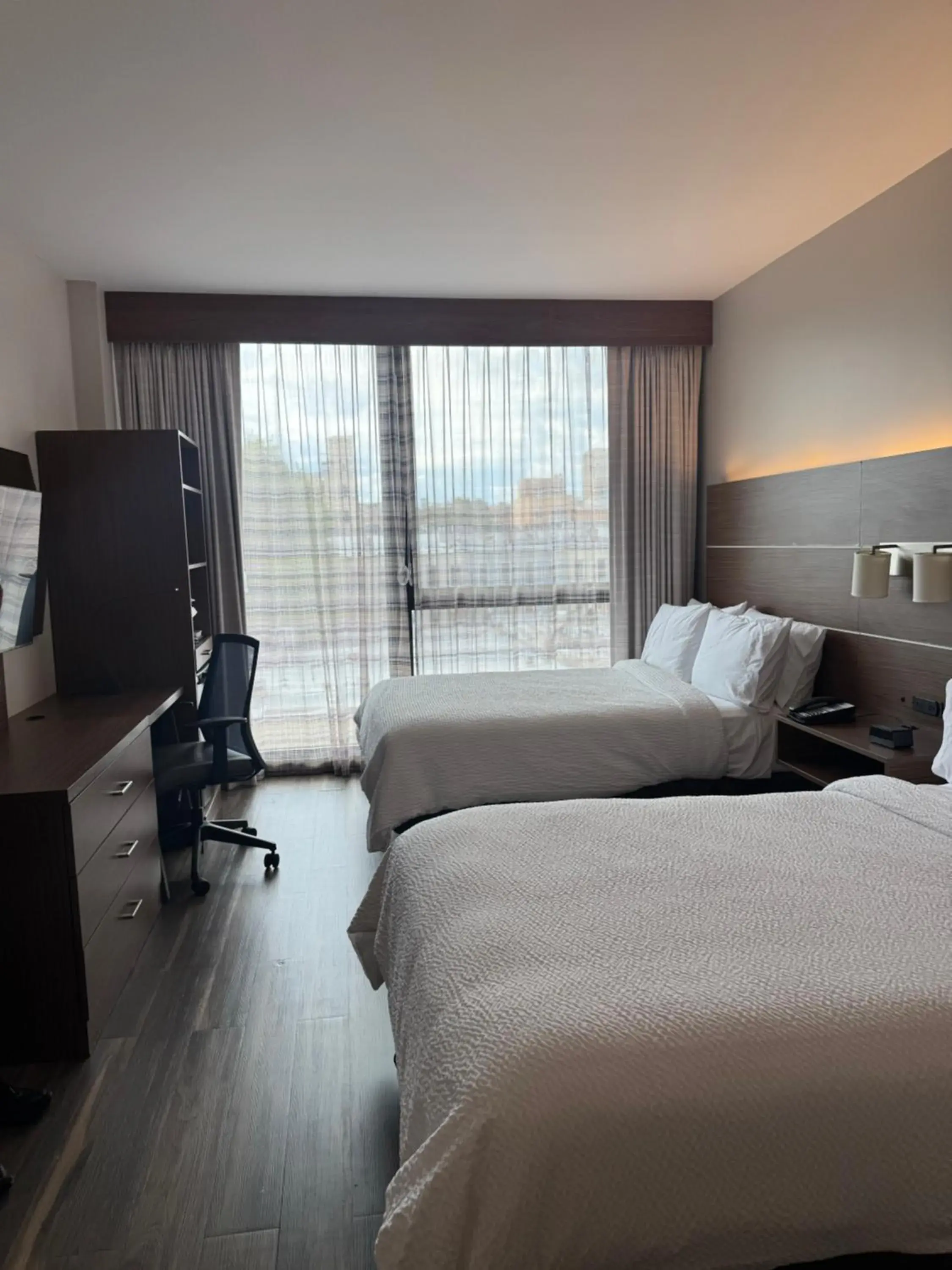 View (from property/room), Bed in Holiday Inn Express - NYC Brooklyn - Sunset Park by IHG View (from property/room), Bed in Holiday Inn Express - NYC Brooklyn - Sunset Park by IHG