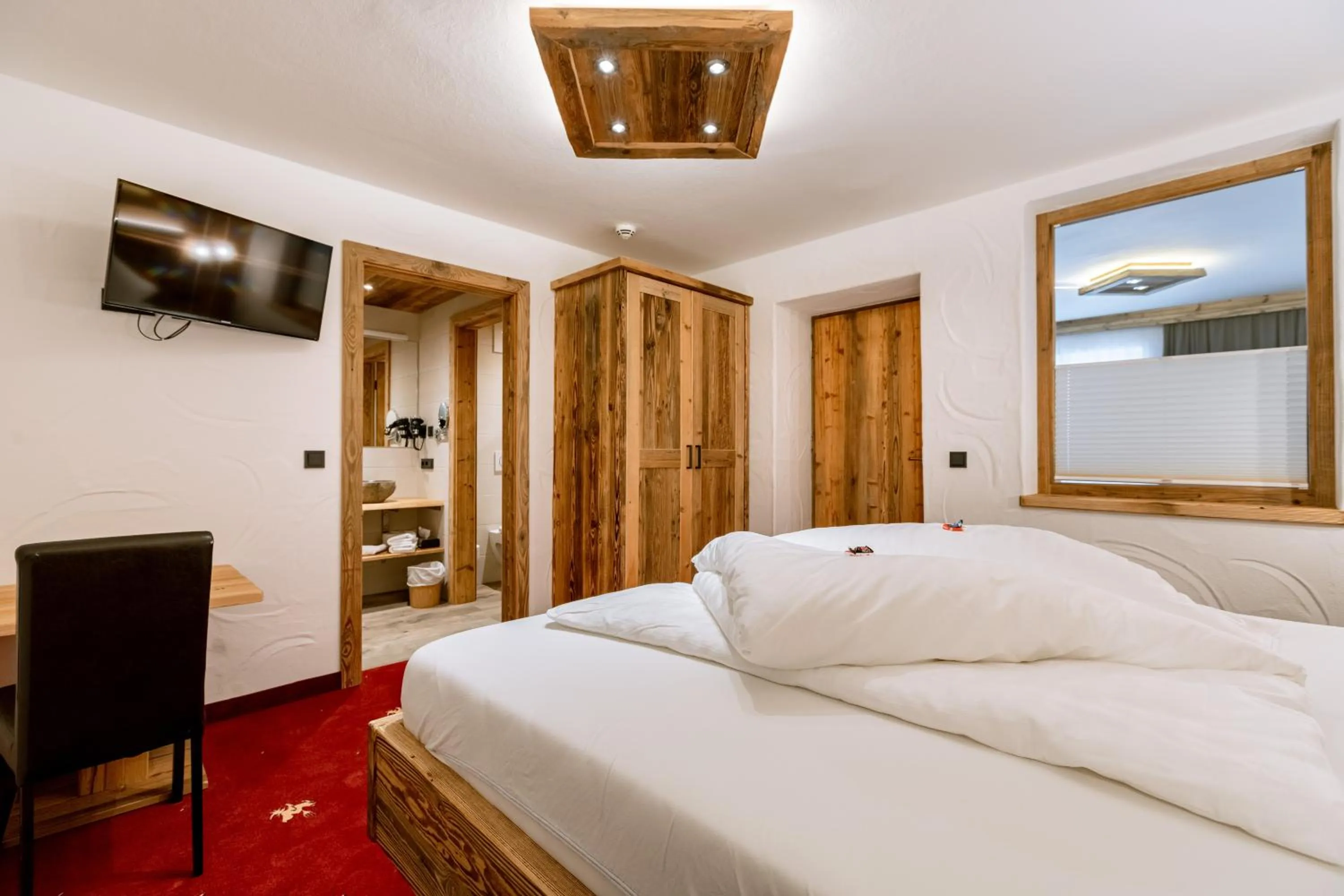 Family, Bed in Hotel Restaurant Hexenalm