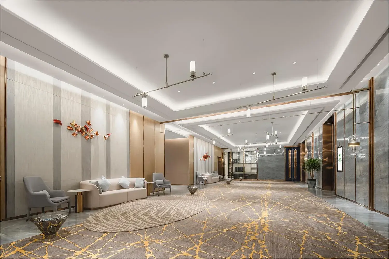 Lobby or reception in Holiday Inn Fuyang by IHG Lobby or reception in Holiday Inn Fuyang by IHG