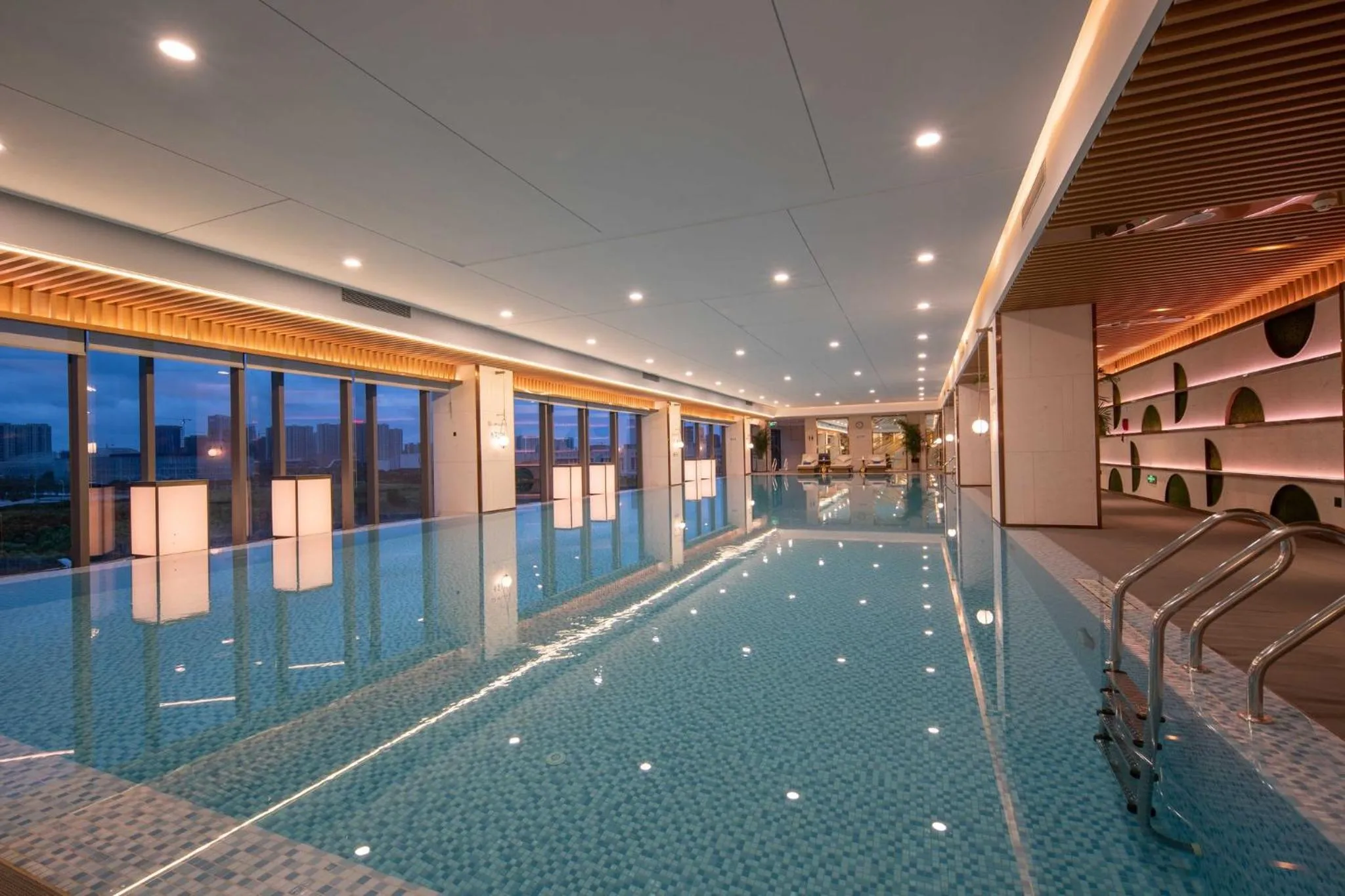 Swimming pool in Holiday Inn Fuyang by IHG