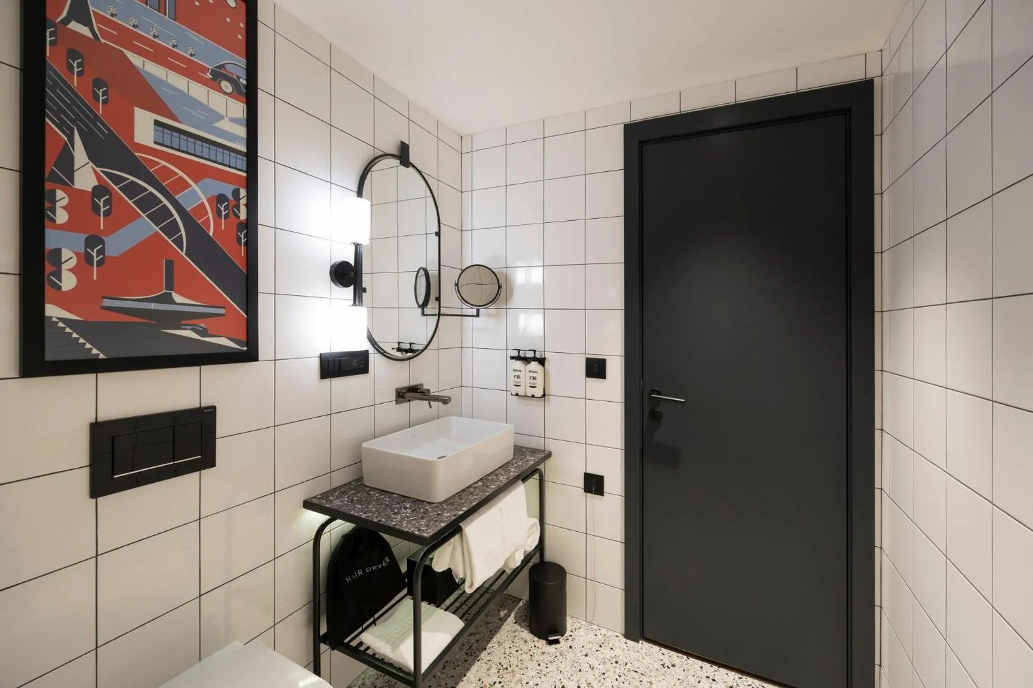 Bathroom, Bed in Hotel Indigo Belgrade by IHG