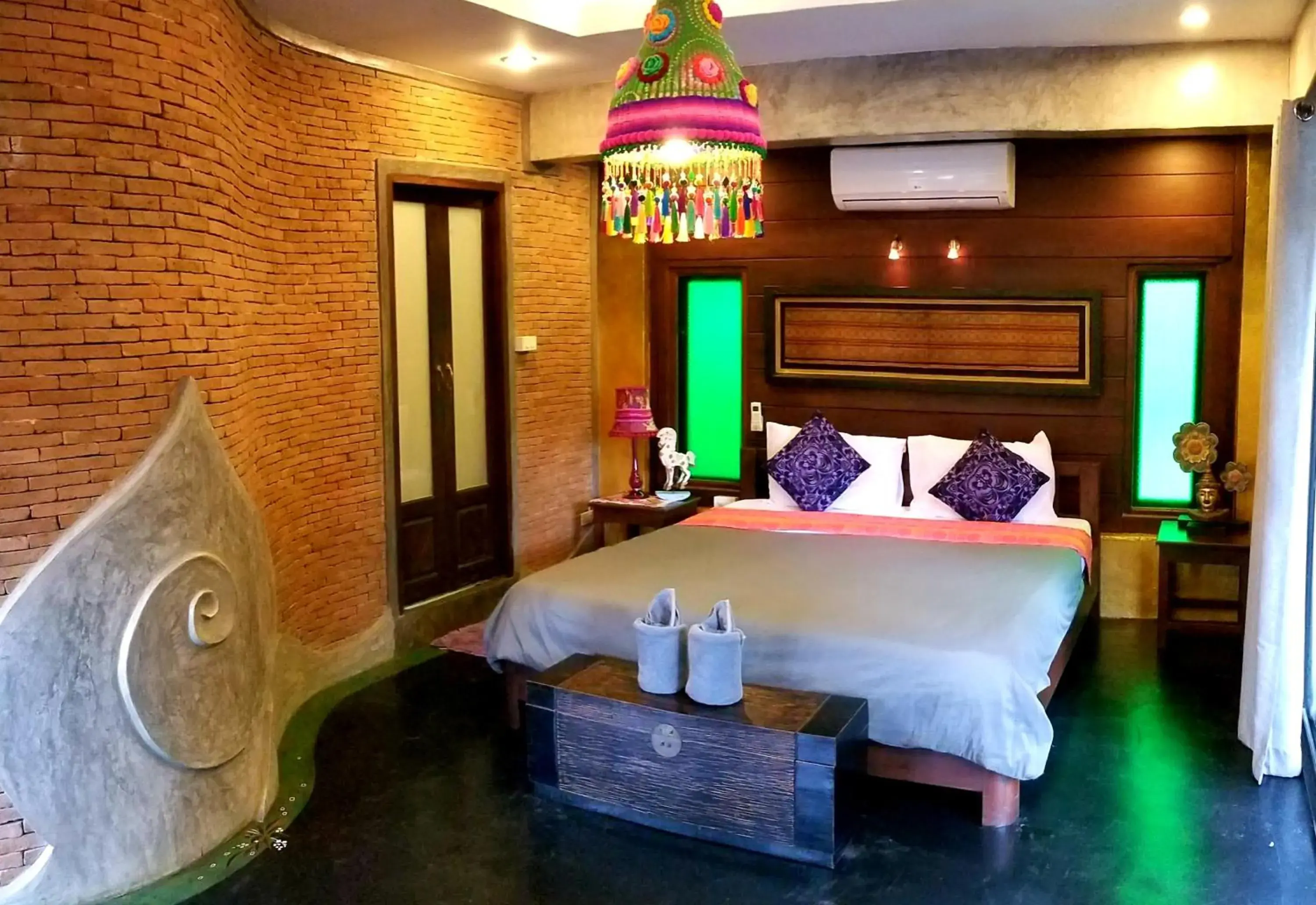 Bed in Soi One Boutique Bedrooms Bed in Soi One Boutique Bedrooms