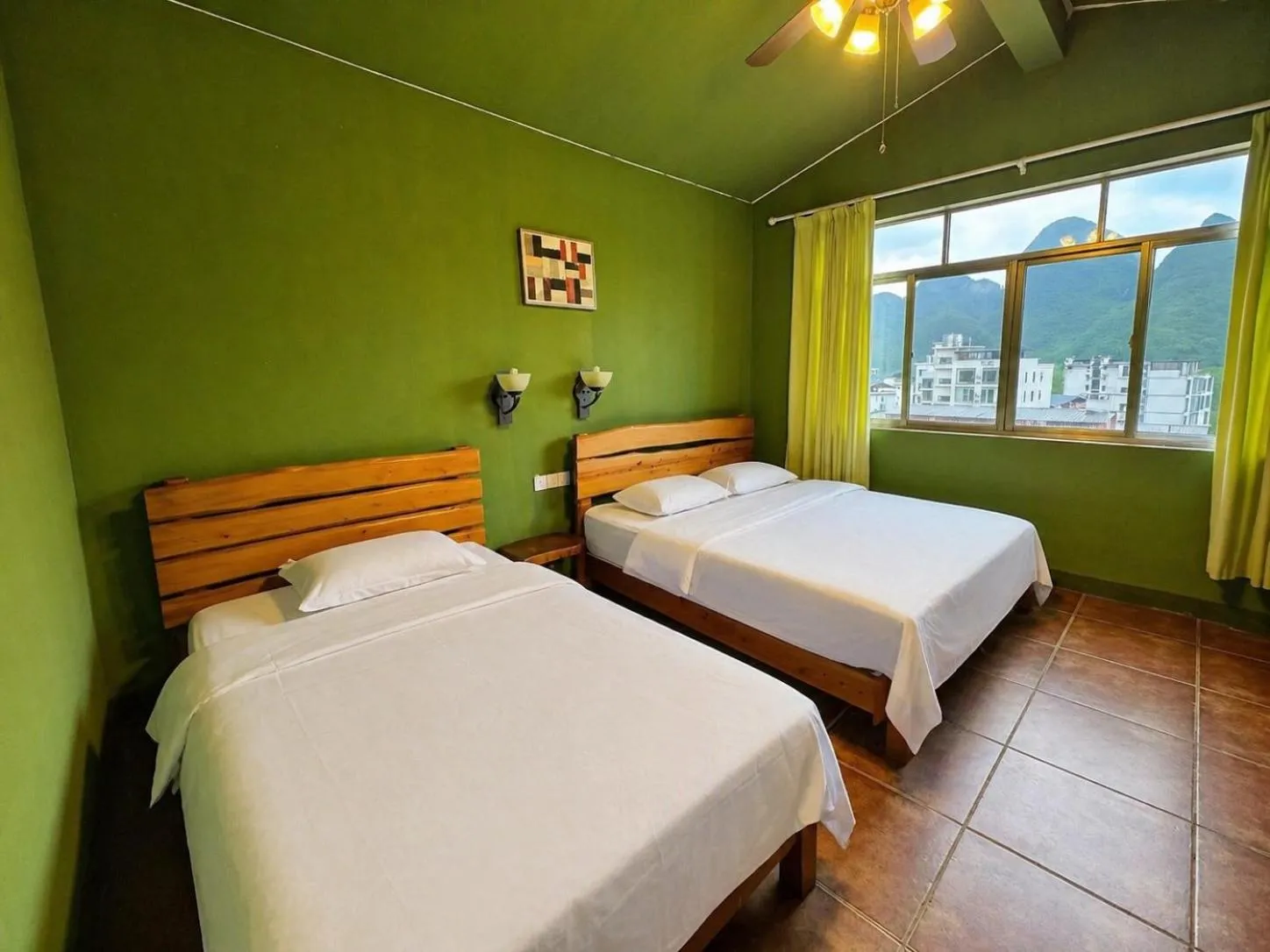 Bed in YangShuo Eden Inn