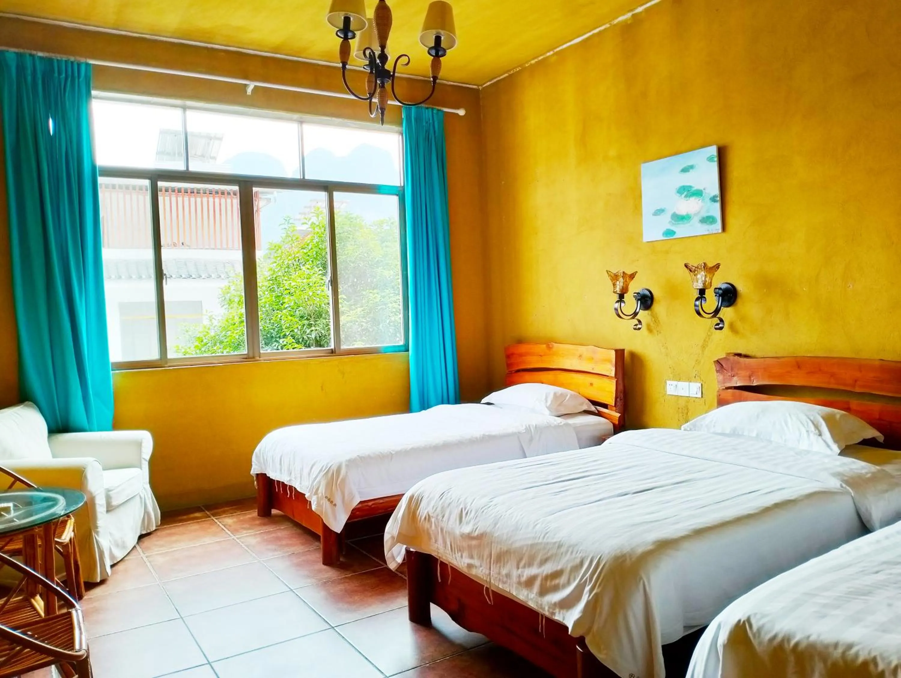 Bed in YangShuo Eden Inn