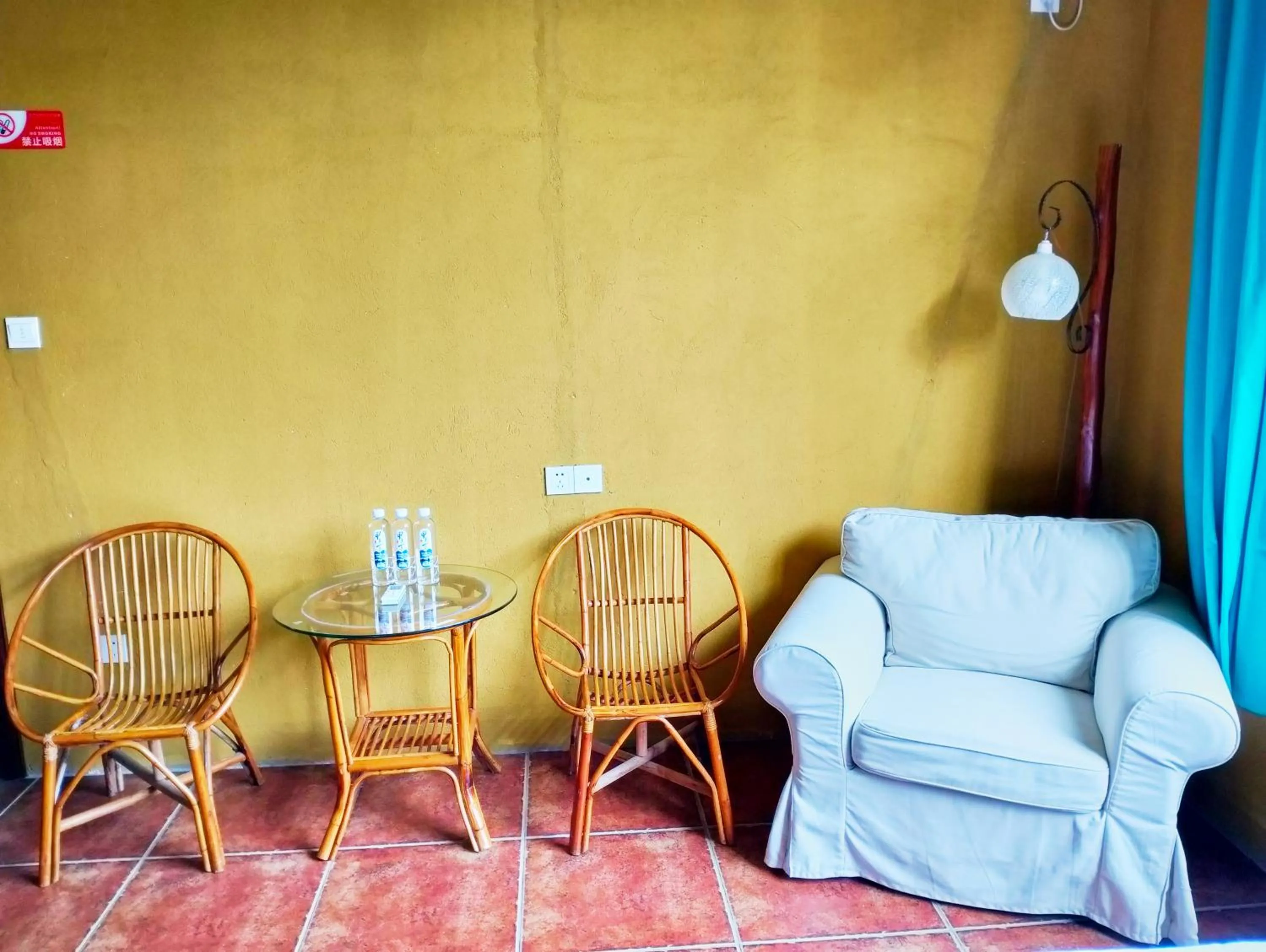 Seating area in YangShuo Eden Inn