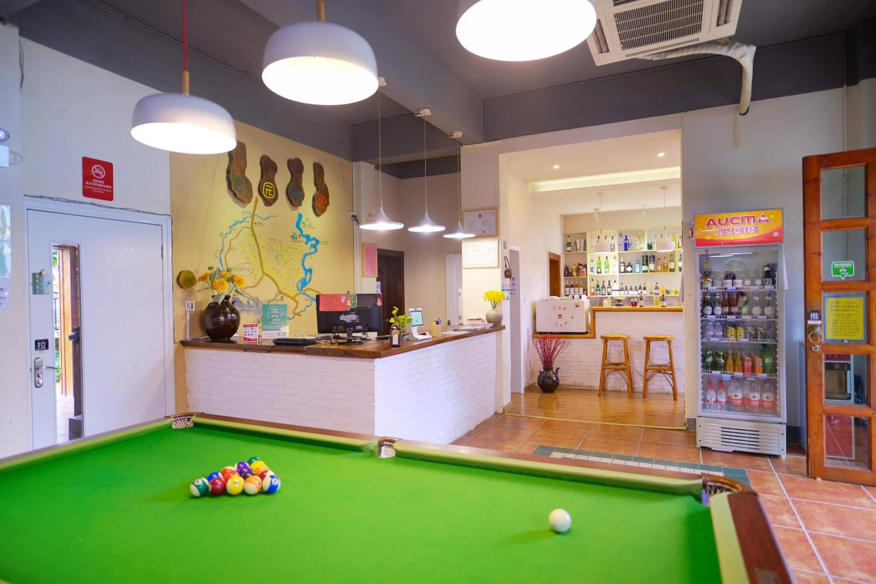 Billiard in YangShuo Eden Inn