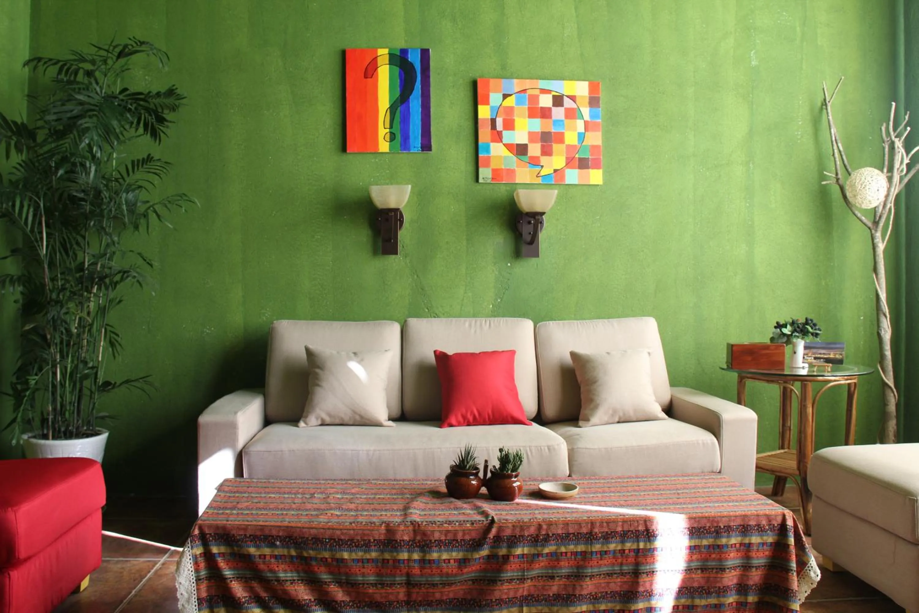 Living room in YangShuo Eden Inn