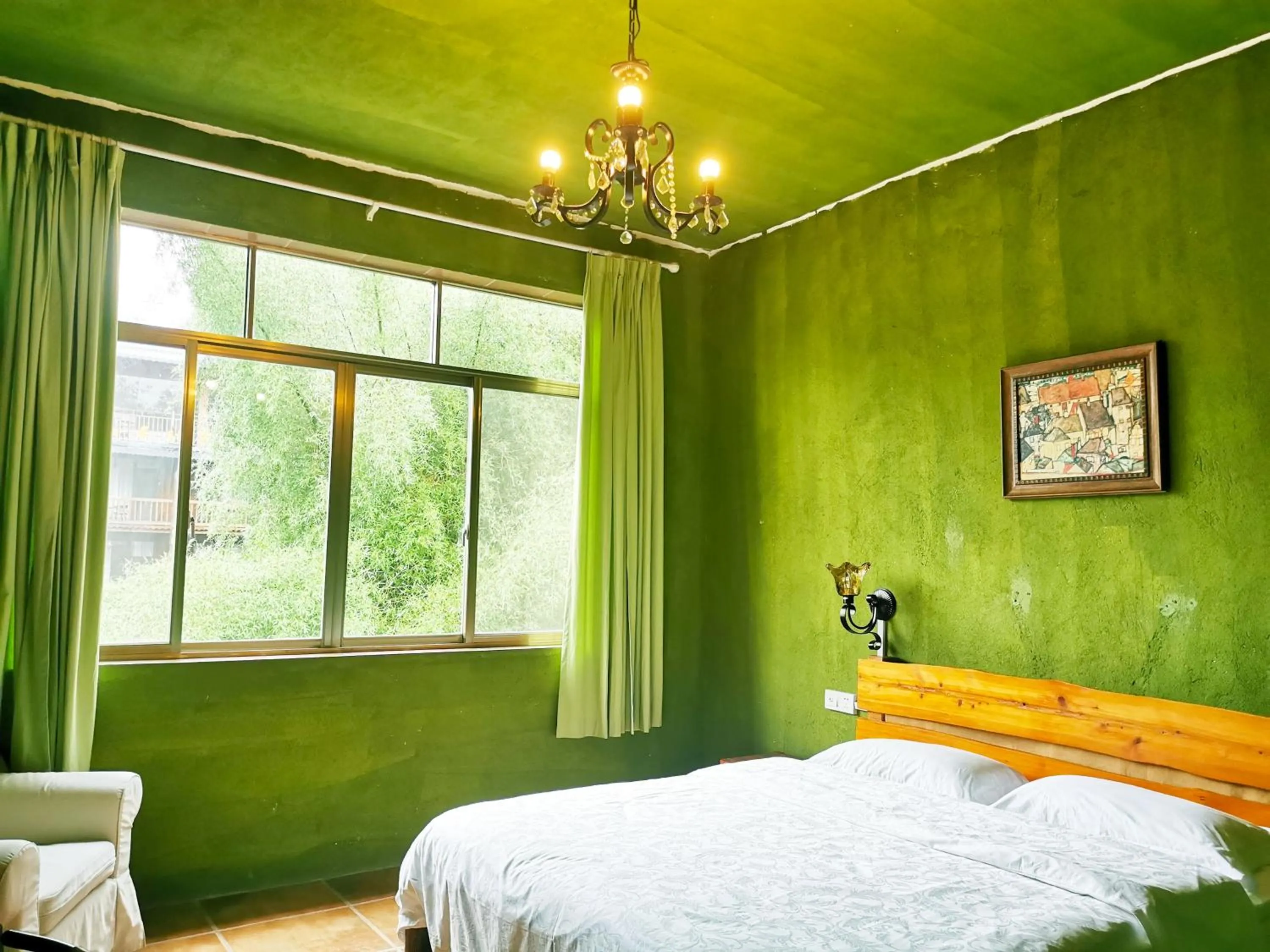 Bedroom, Bed in YangShuo Eden Inn