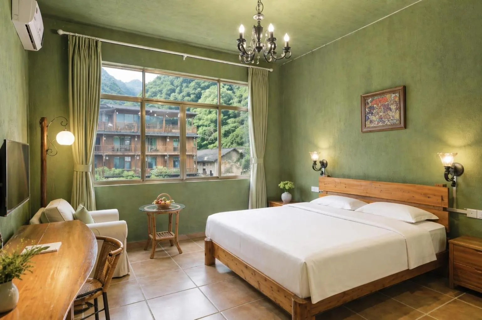Bed in YangShuo Eden Inn