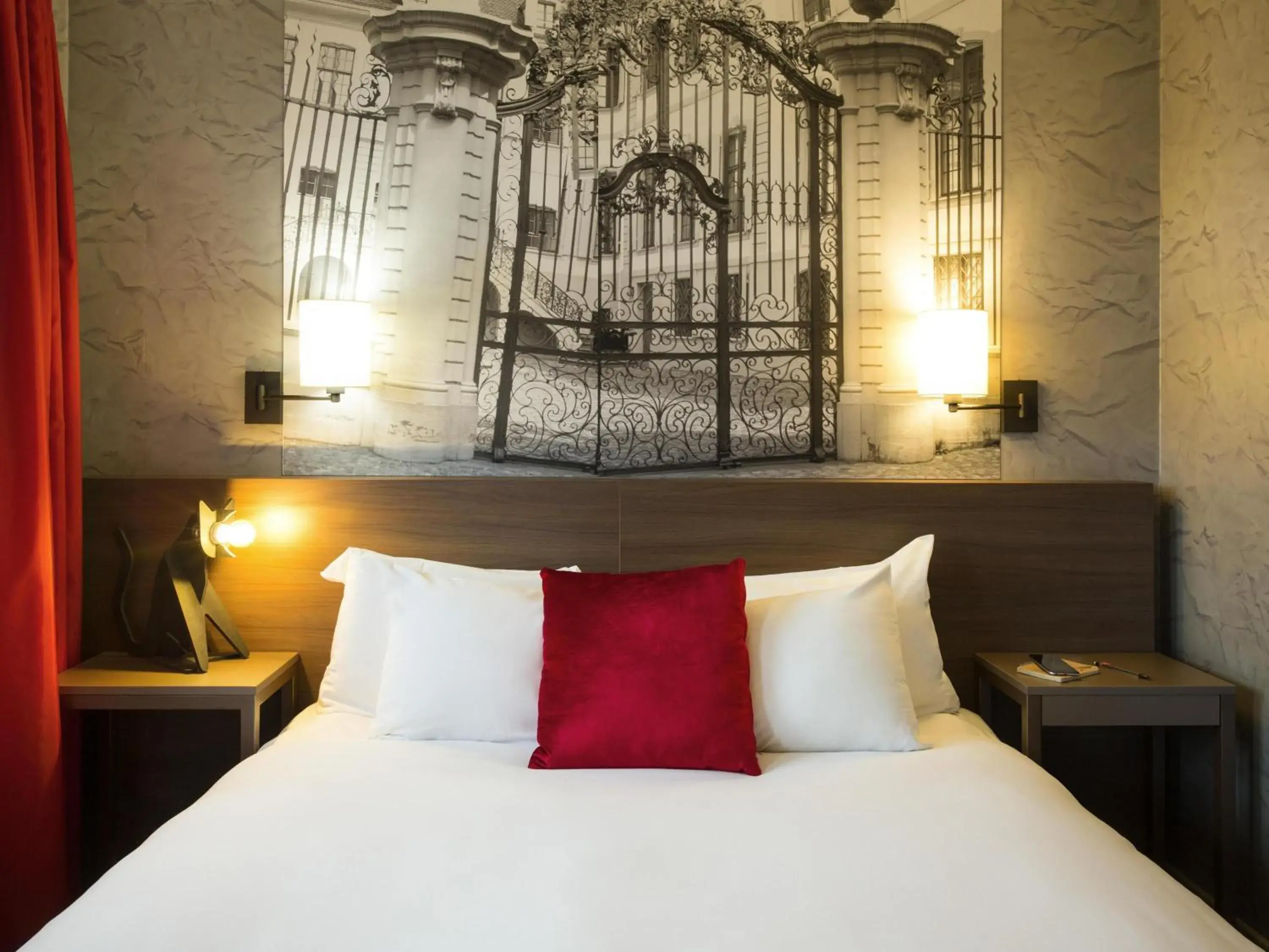 Bedroom, Bed in Aparthotel Adagio Basel City Bedroom, Bed in Aparthotel Adagio Basel City