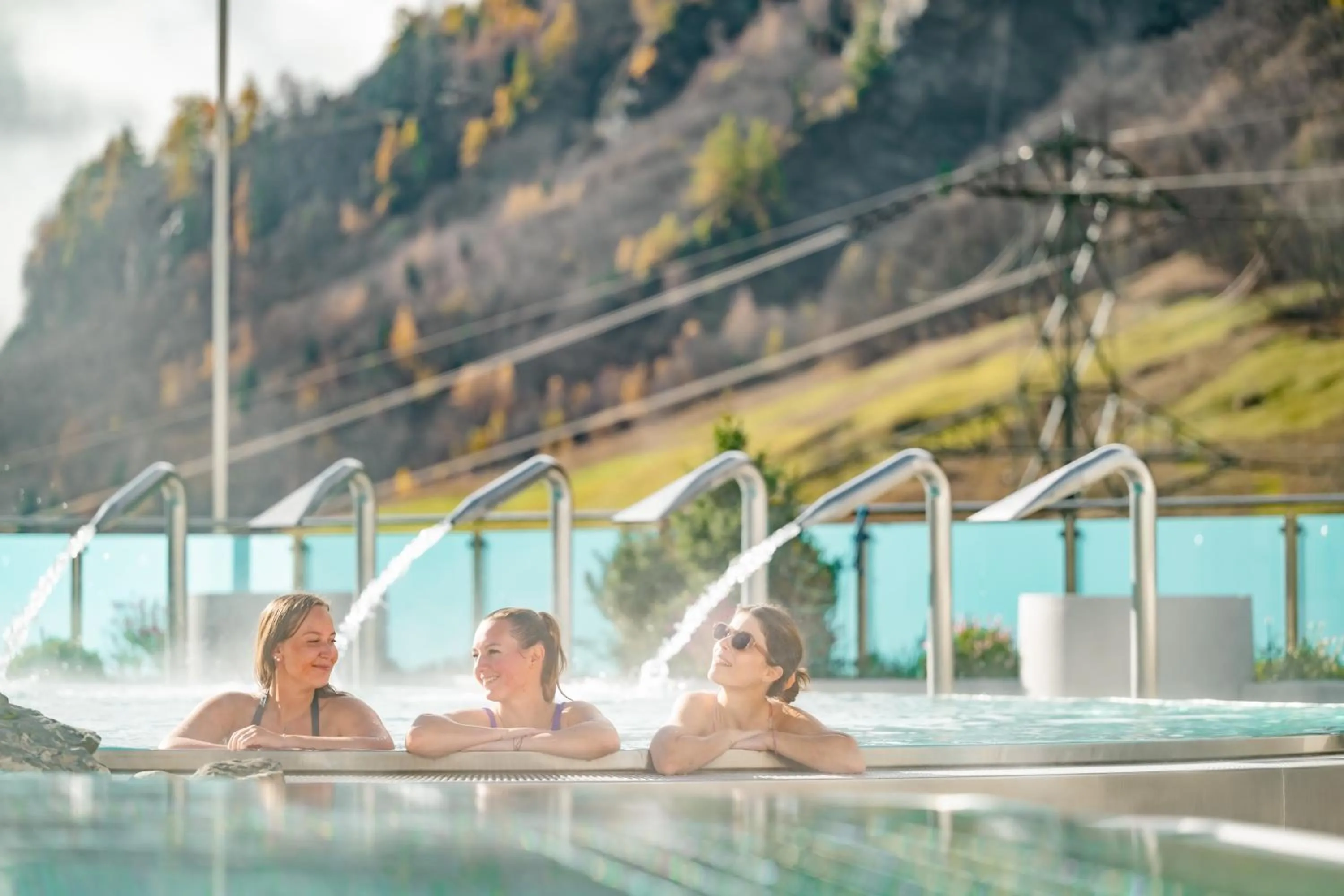 Hot Spring Bath in Grichting Hotel & Serviced Apartments