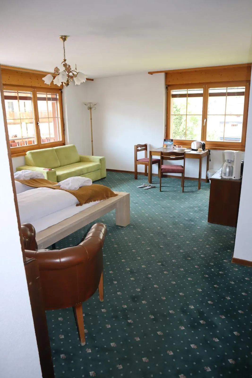 Bed in Grichting Hotel & Serviced Apartments