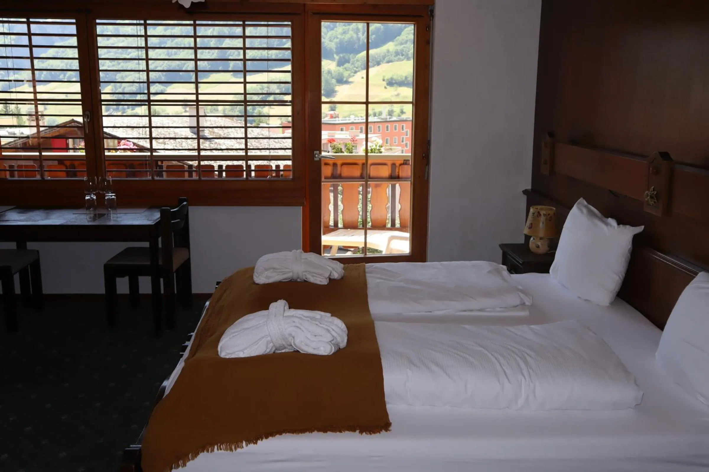 Bed in Grichting Hotel & Serviced Apartments