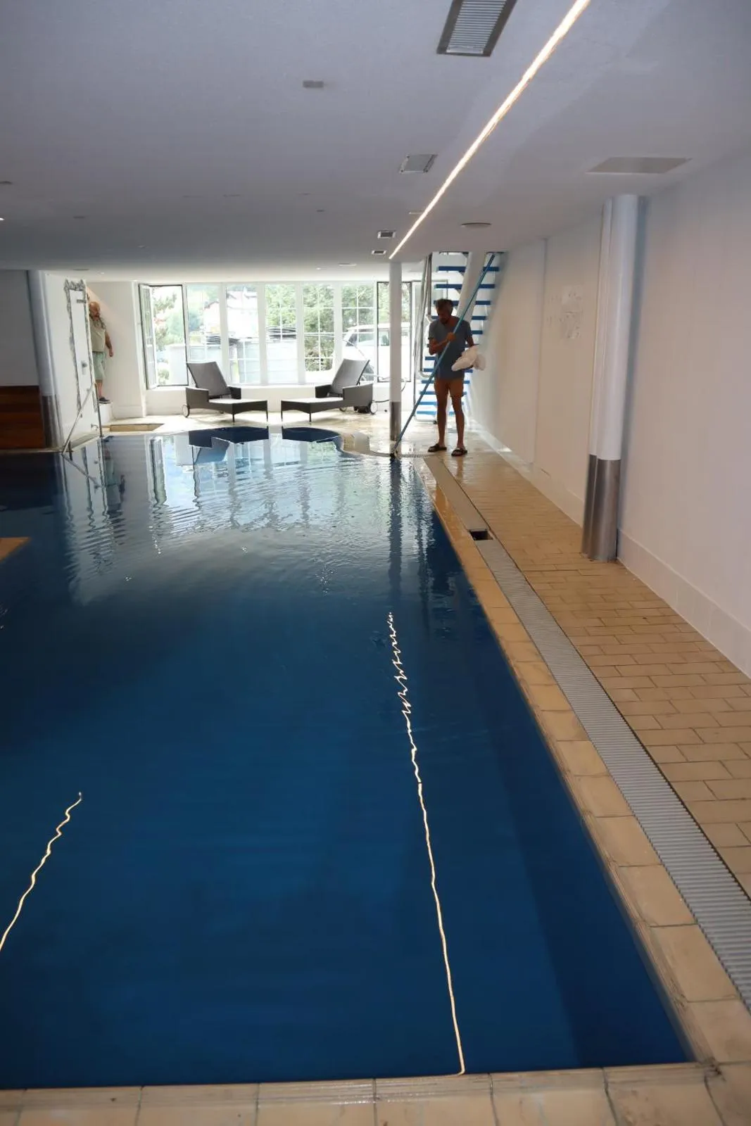 Swimming pool in Grichting Hotel & Serviced Apartments