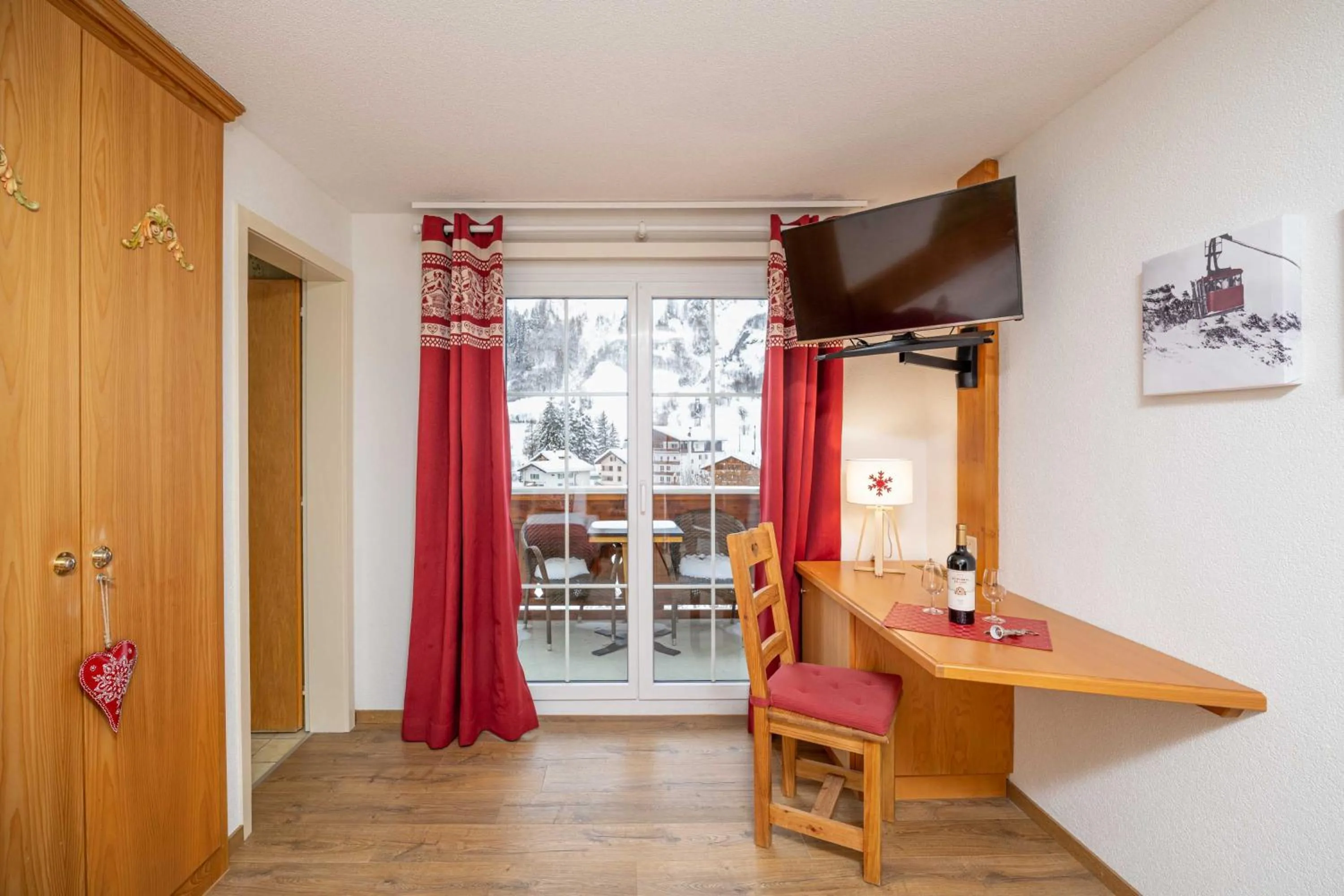 Balcony/Terrace in Grichting Hotel & Serviced Apartments