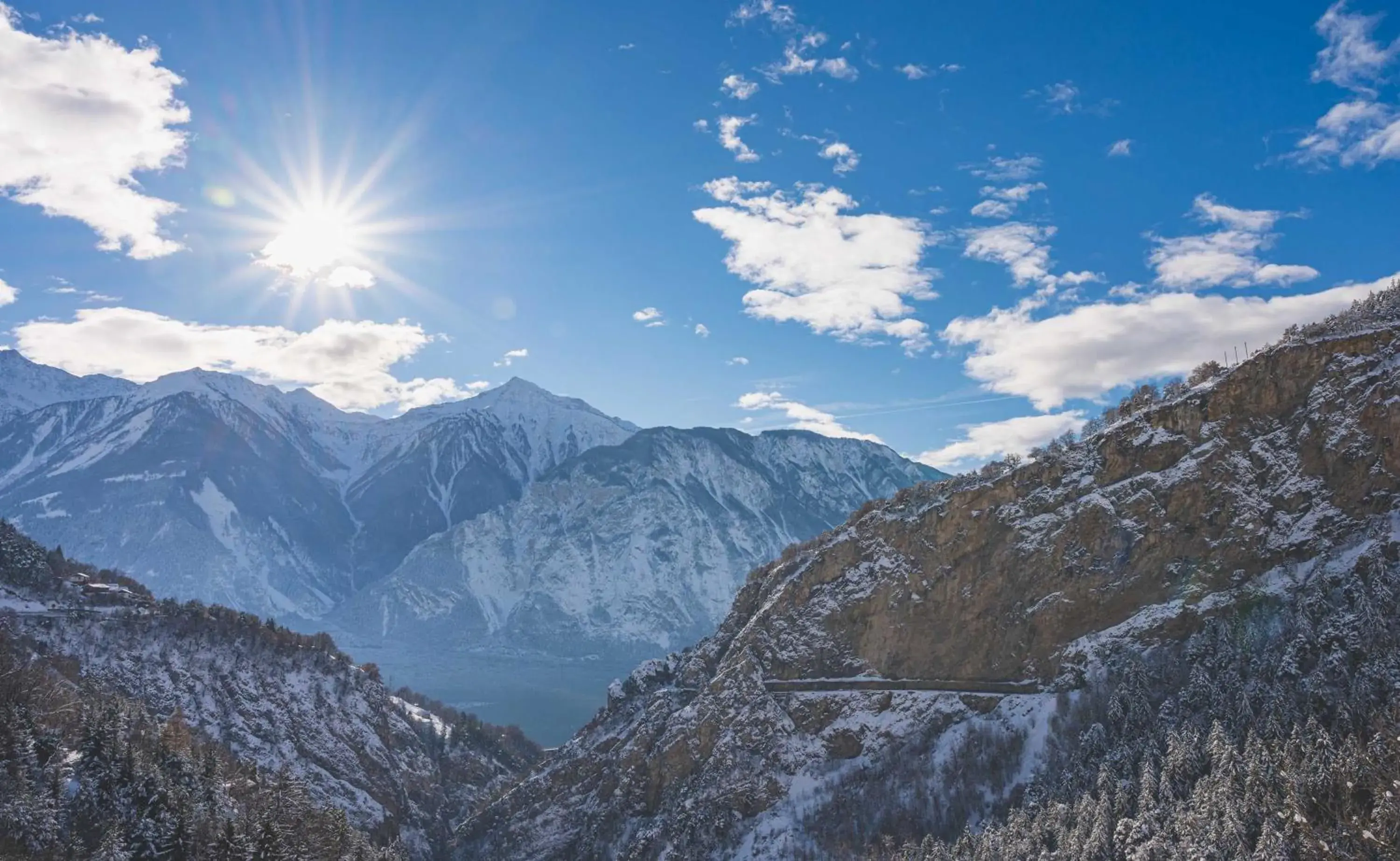 Mountain view in Grichting Hotel & Serviced Apartments Mountain view in Grichting Hotel & Serviced Apartments