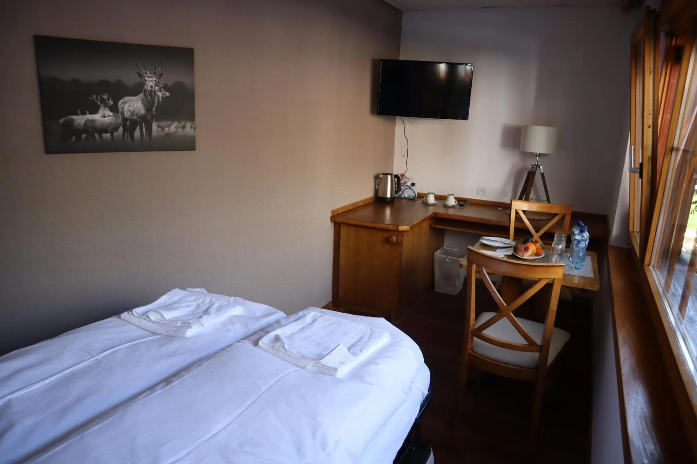 Bed in Grichting Hotel & Serviced Apartments
