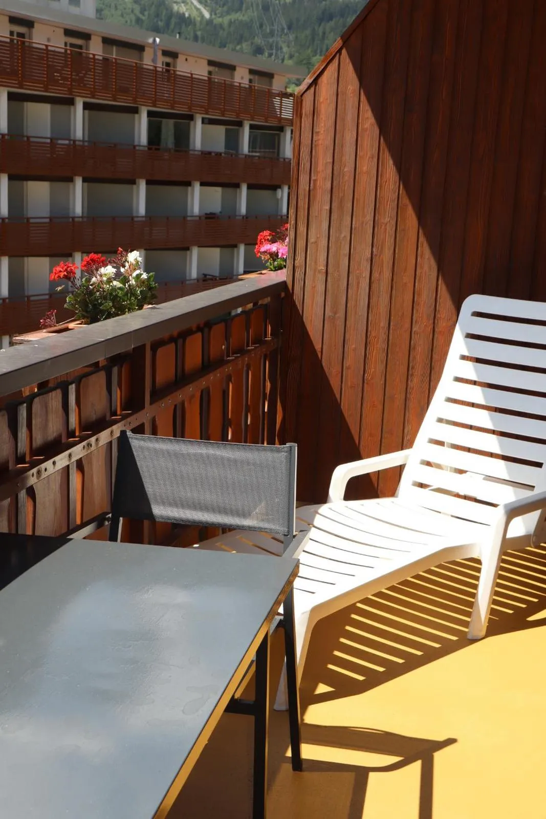 Balcony/Terrace in Grichting Hotel & Serviced Apartments