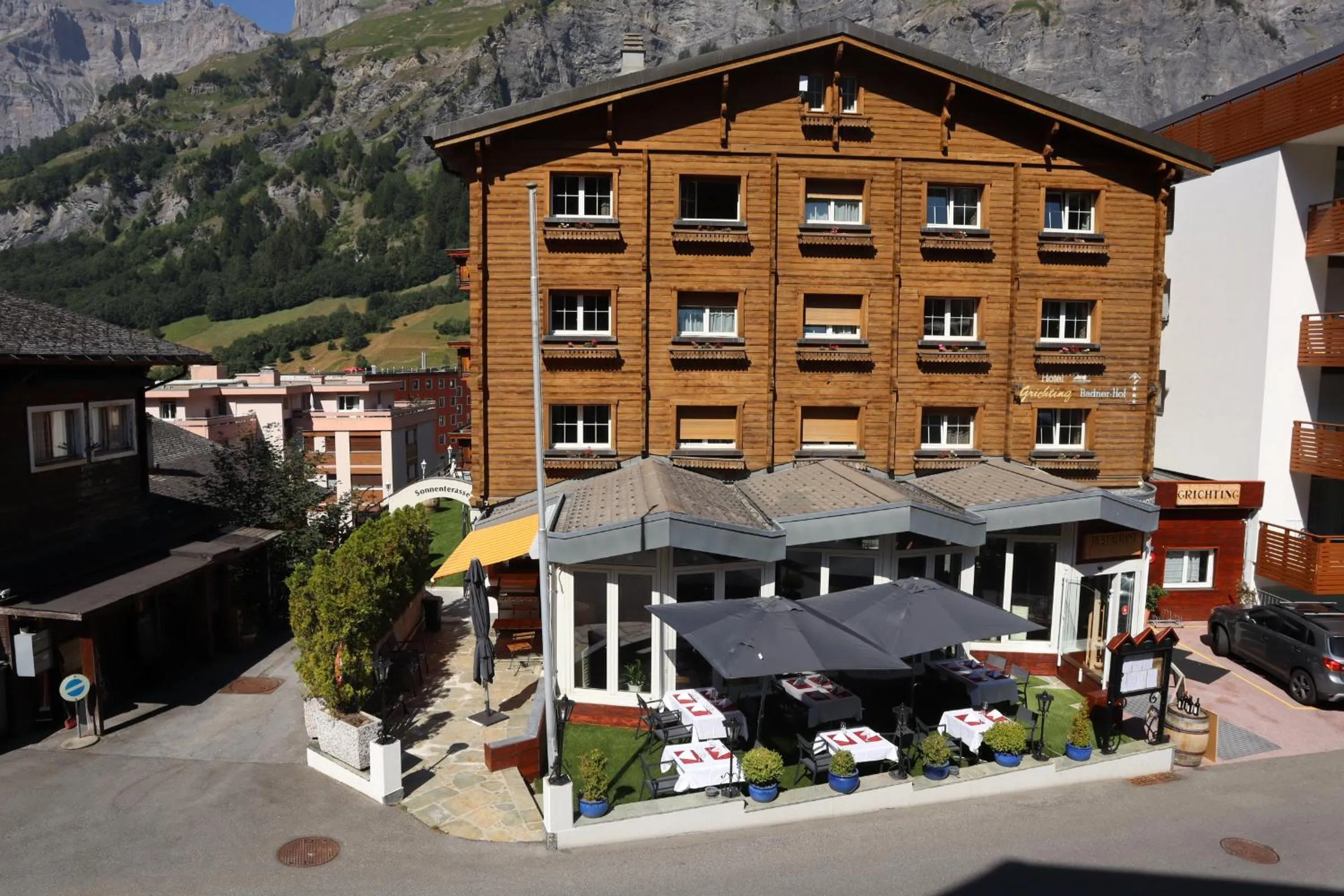 Property building in Grichting Hotel & Serviced Apartments