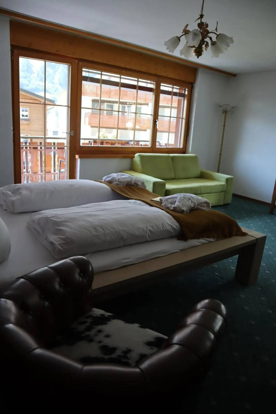 Bed in Grichting Hotel & Serviced Apartments