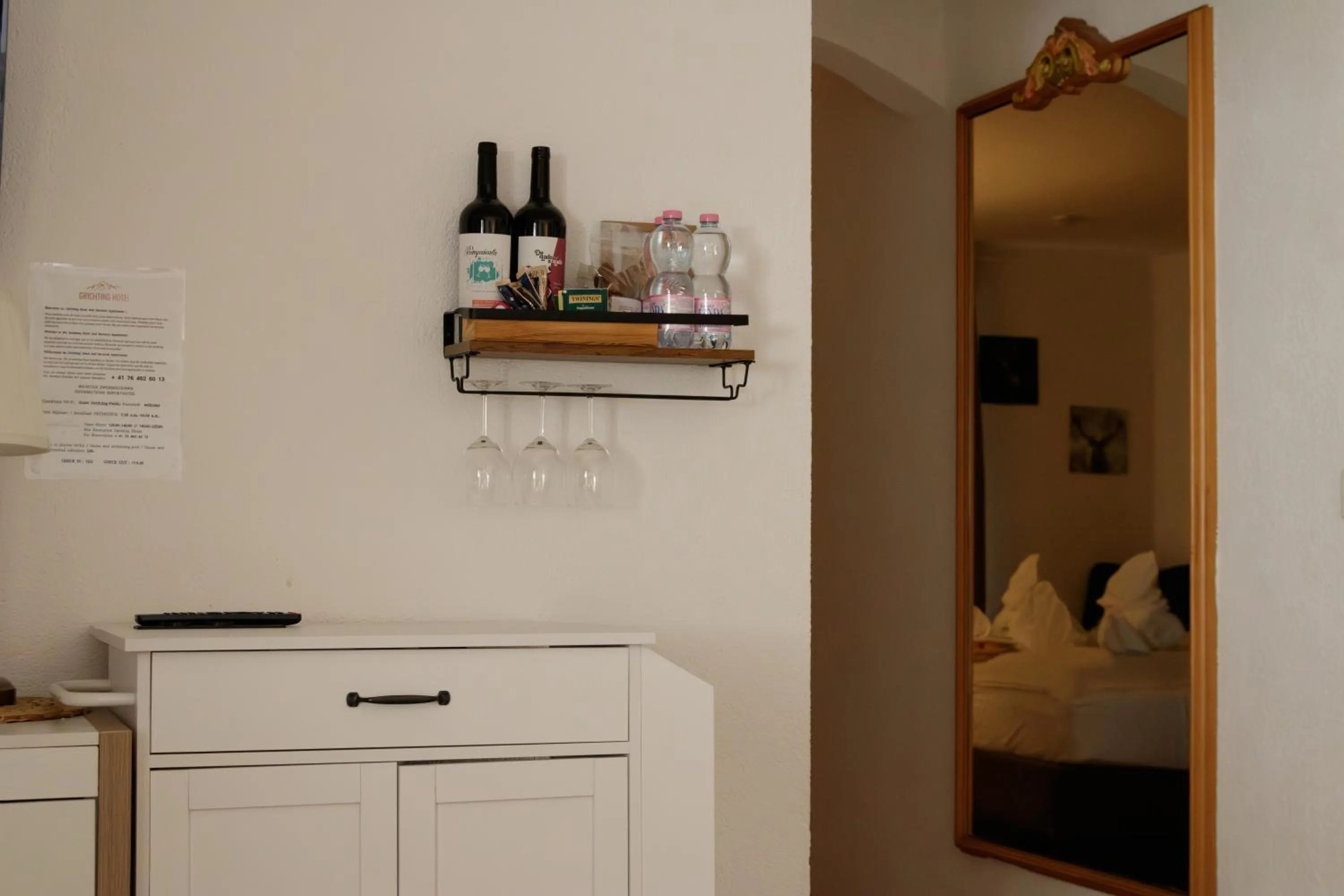 minibar in Grichting Hotel & Serviced Apartments