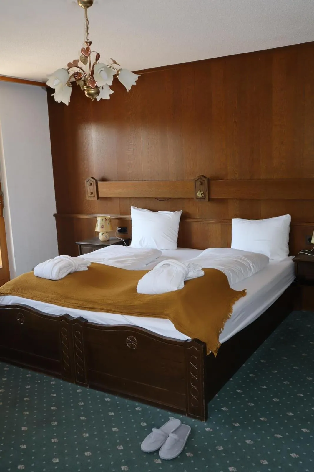 Bed in Grichting Hotel & Serviced Apartments