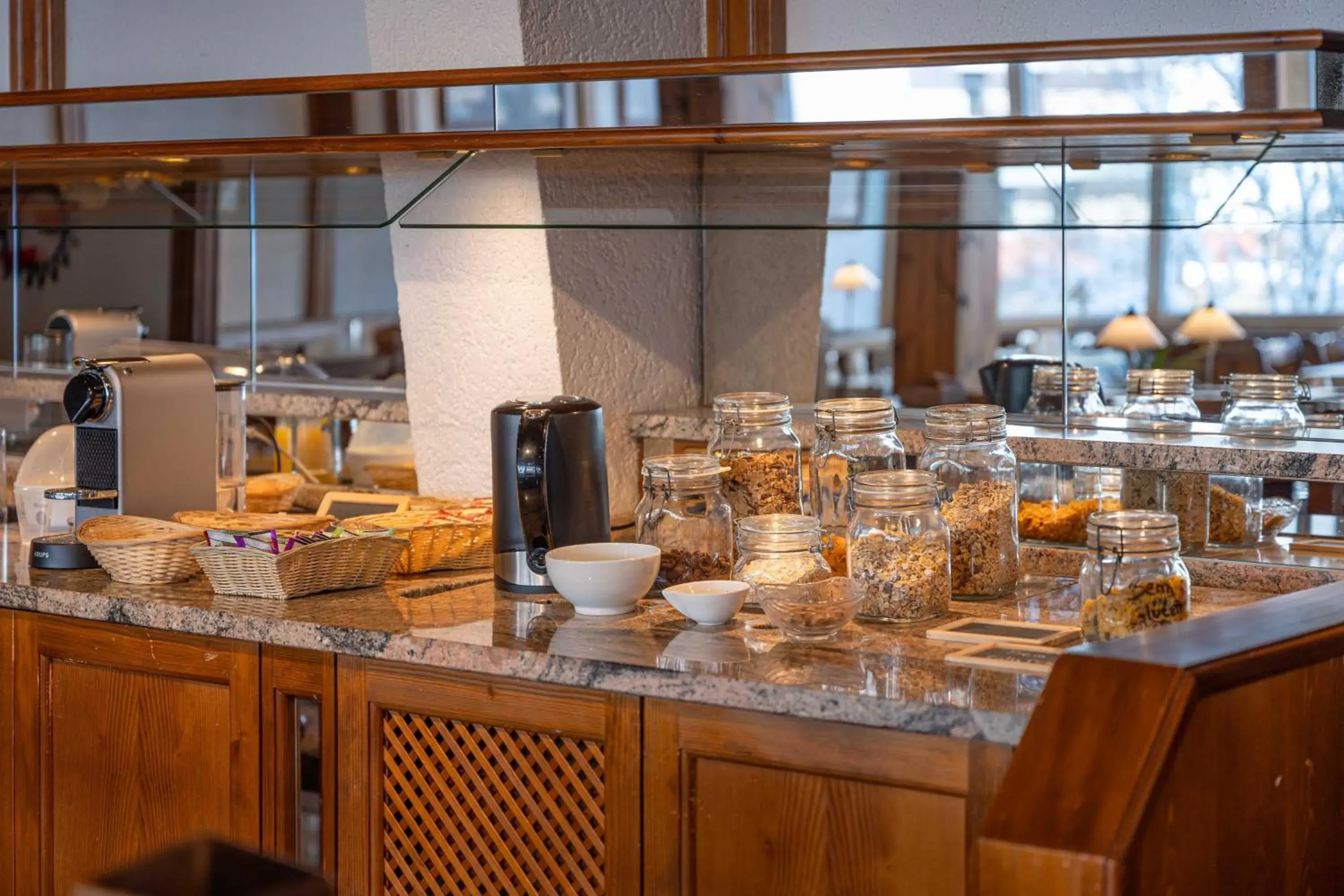 Breakfast in Grichting Hotel & Serviced Apartments Breakfast in Grichting Hotel & Serviced Apartments