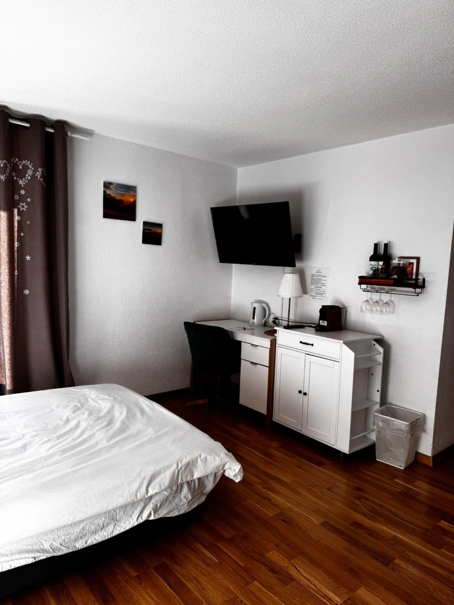 Bed in Grichting Hotel & Serviced Apartments