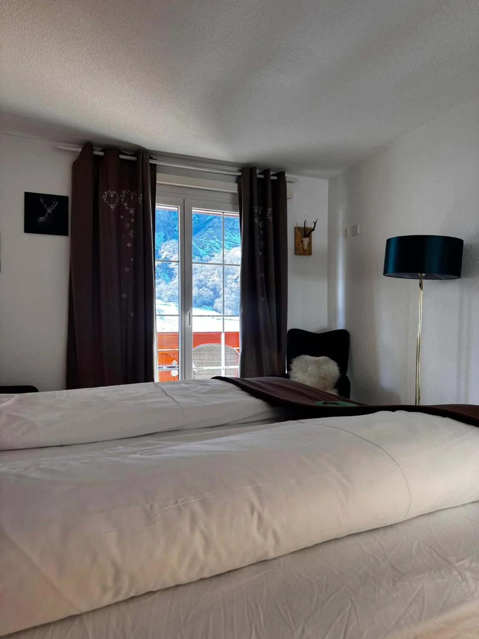 Bed in Grichting Hotel & Serviced Apartments