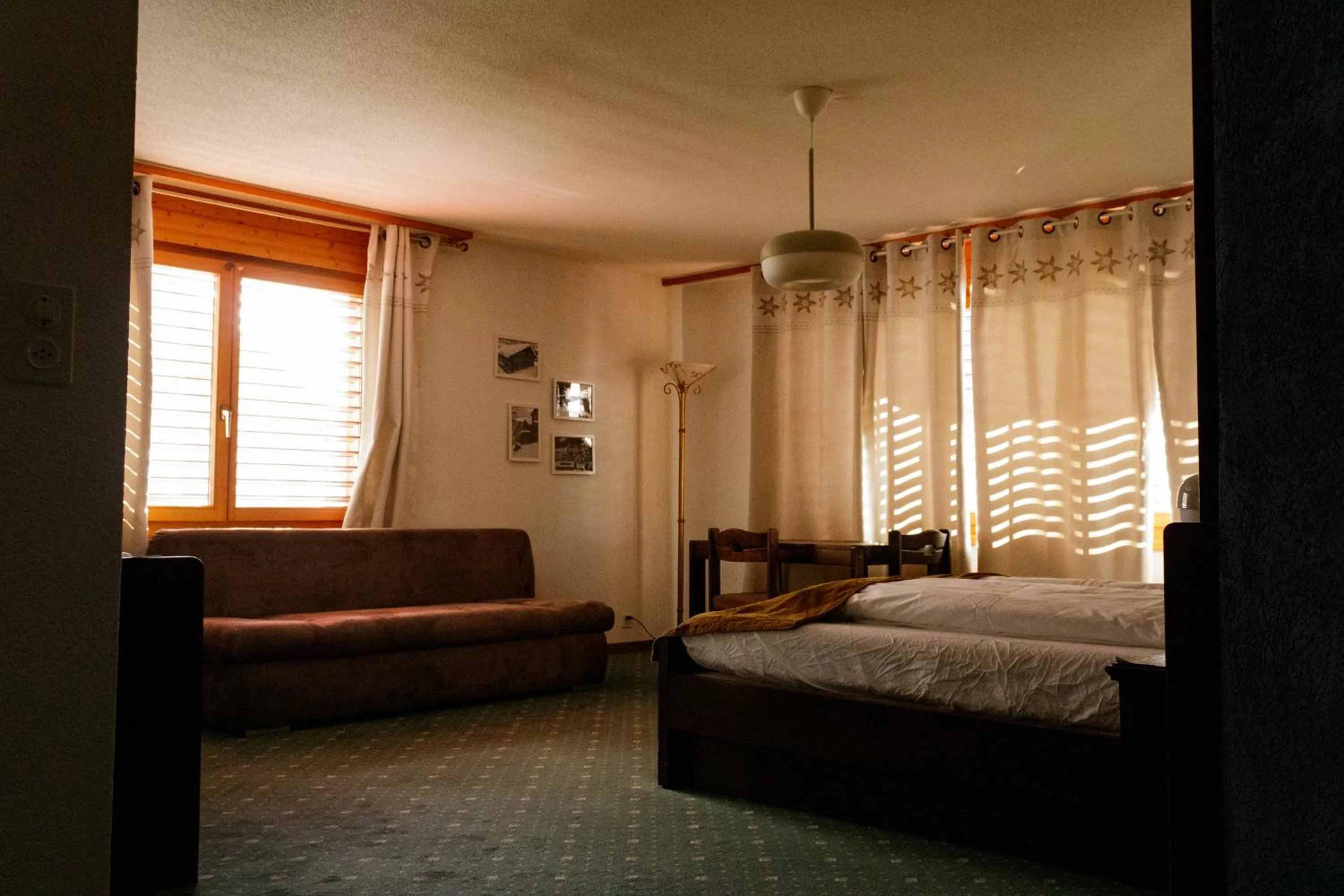 Bed in Grichting Hotel & Serviced Apartments