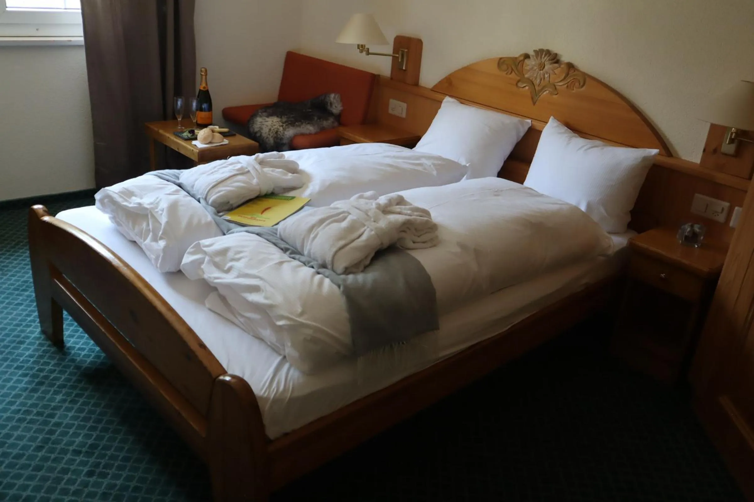 Bed in Grichting Hotel & Serviced Apartments