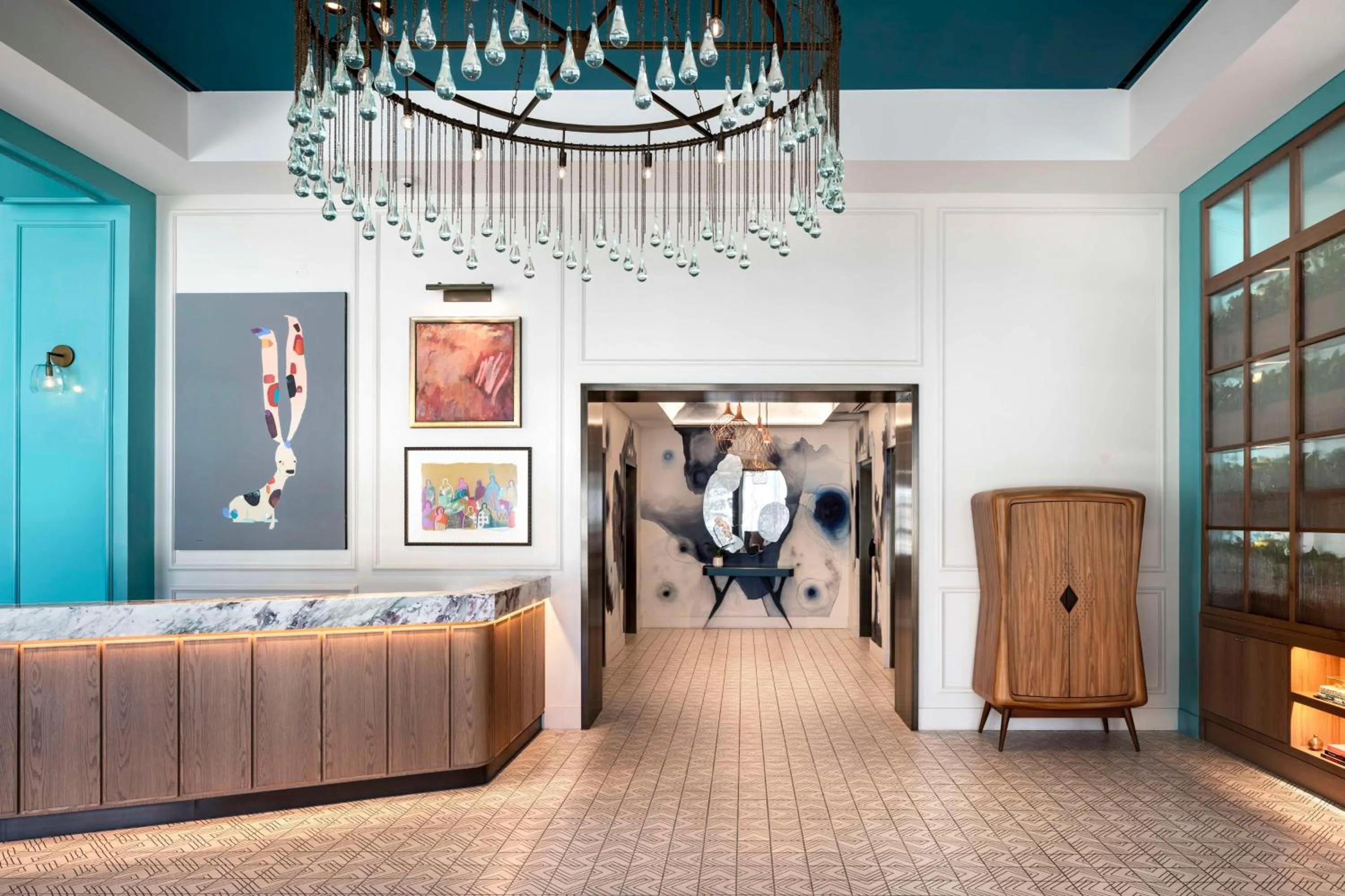 Lobby or reception, Bed in Hyatt Centric Downtown Nashville