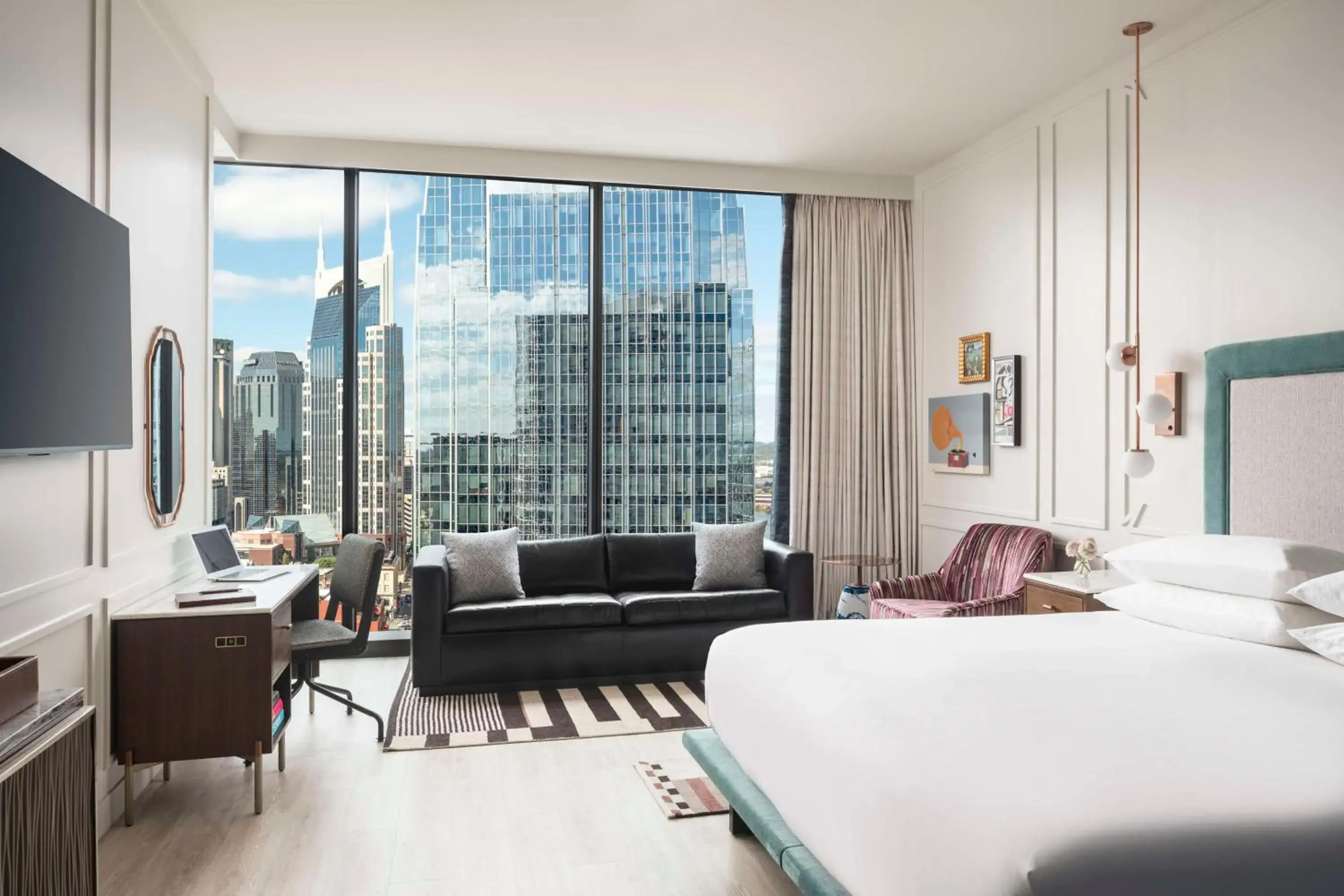 Photo of the whole room, Bed in Hyatt Centric Downtown Nashville Photo of the whole room, Bed in Hyatt Centric Downtown Nashville