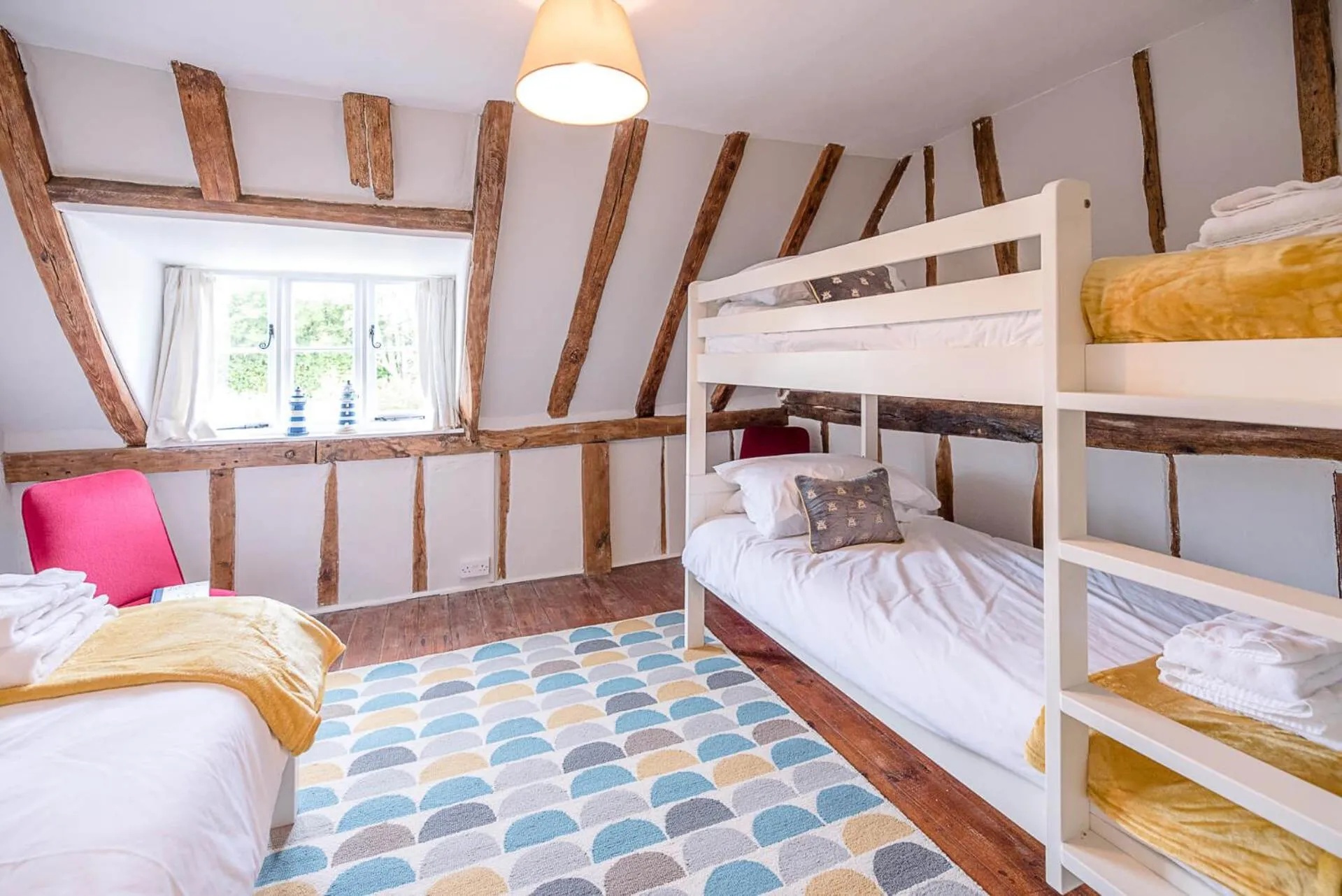 Bed in Lavender Cottage, Middleton