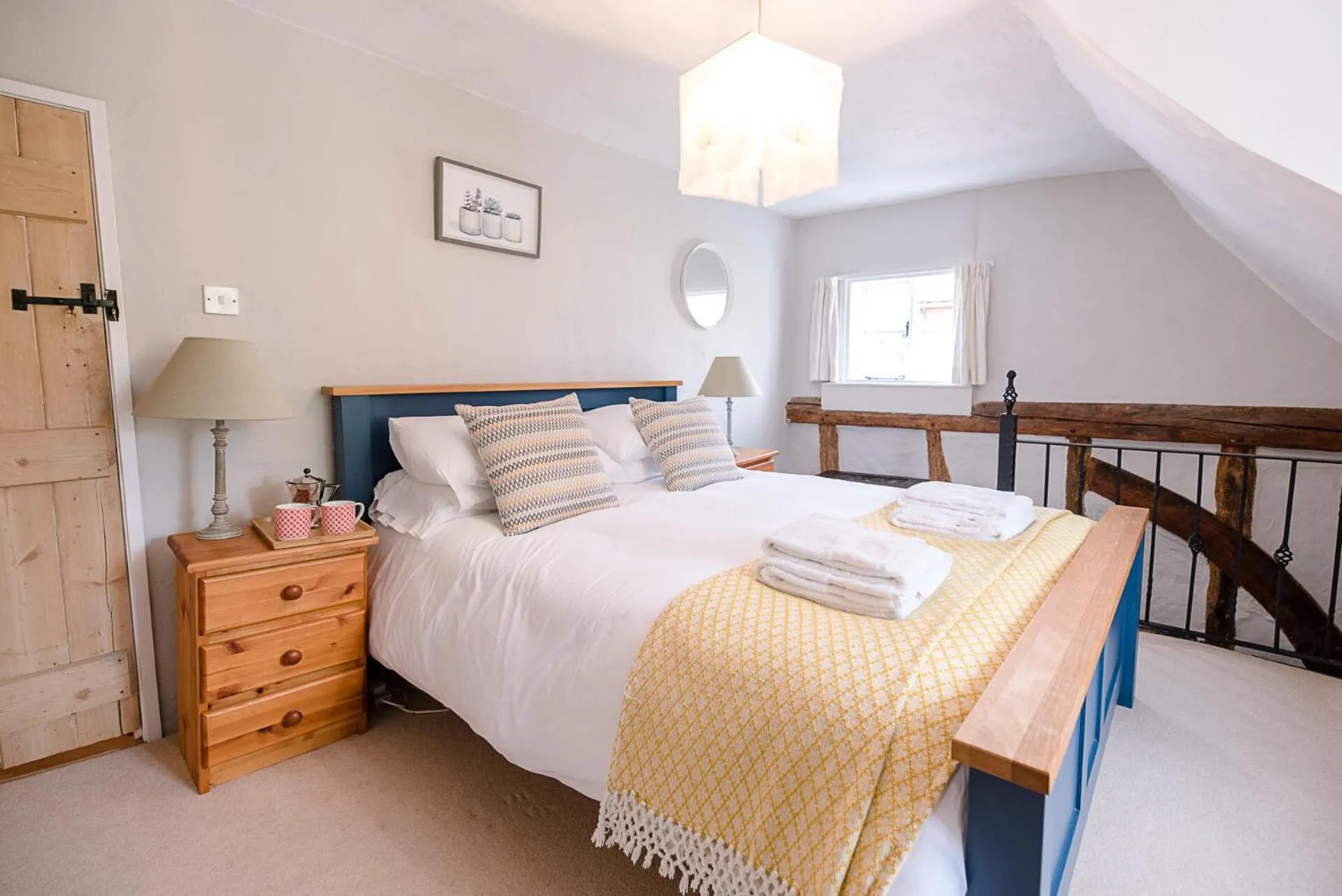 Bed in Lavender Cottage, Middleton