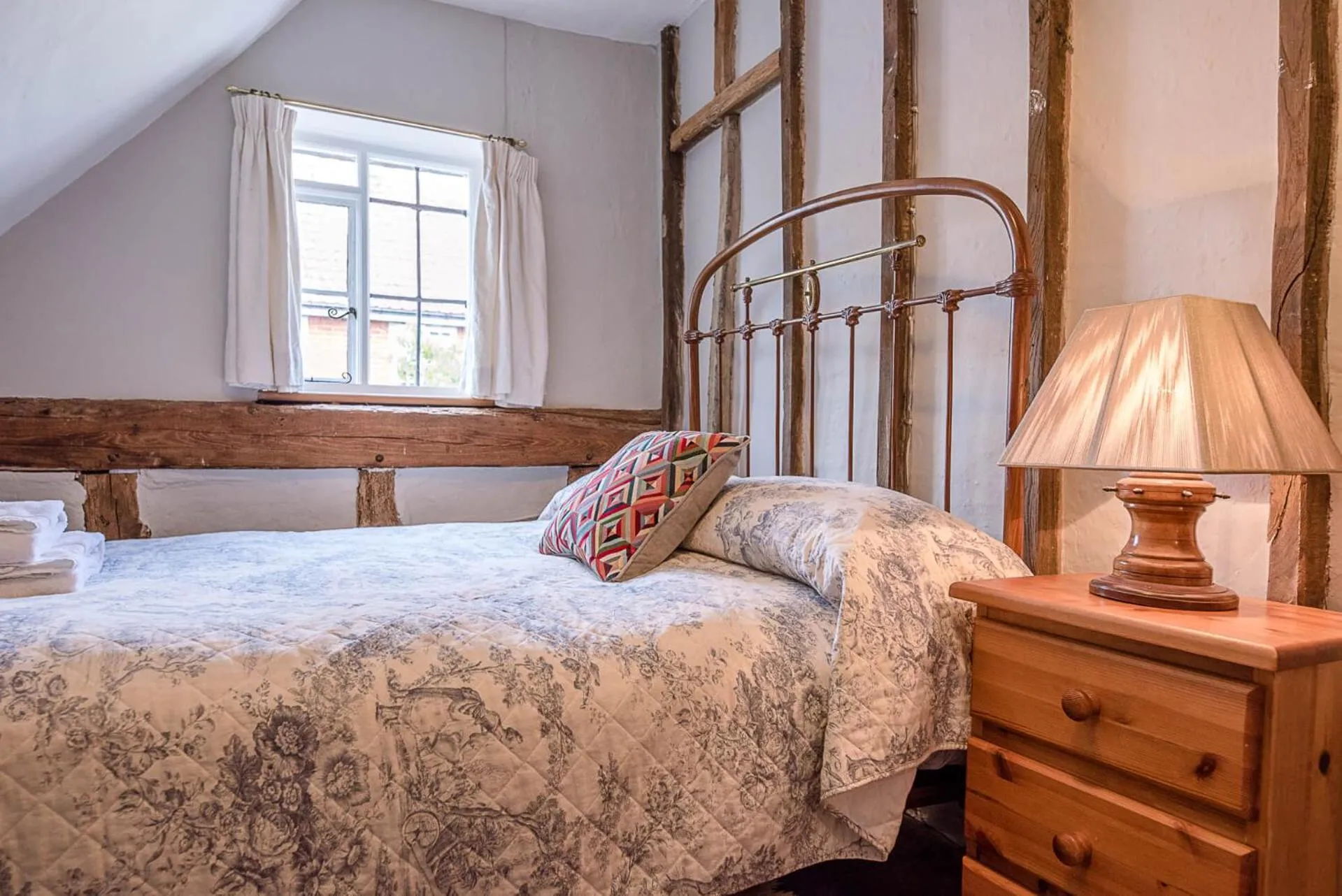 Bed in Lavender Cottage, Middleton