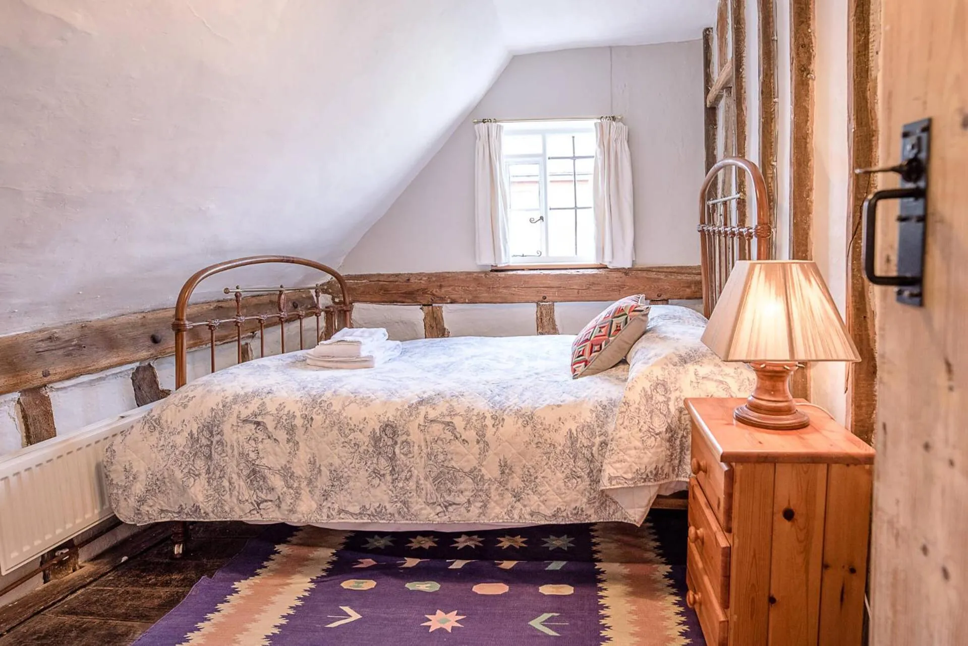 Bed in Lavender Cottage, Middleton