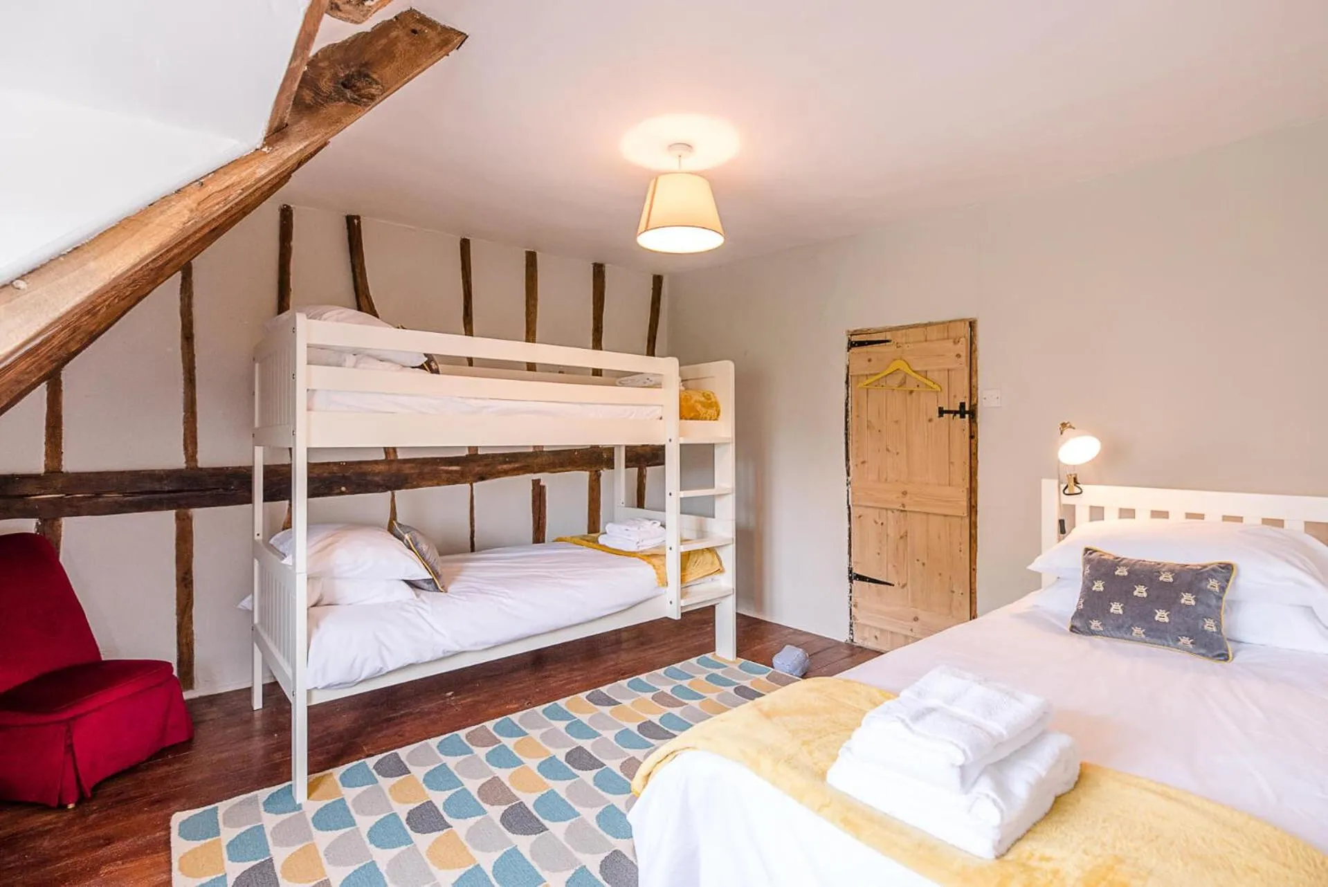 Bed in Lavender Cottage, Middleton