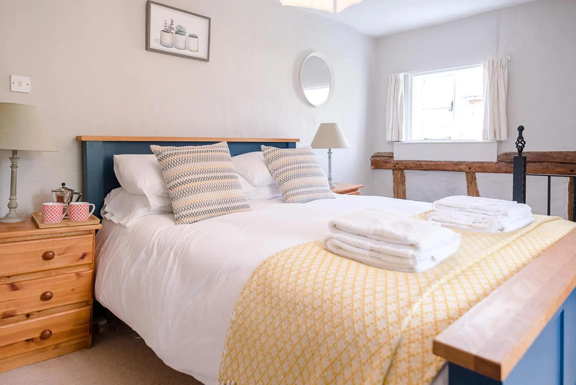 Bed in Lavender Cottage, Middleton