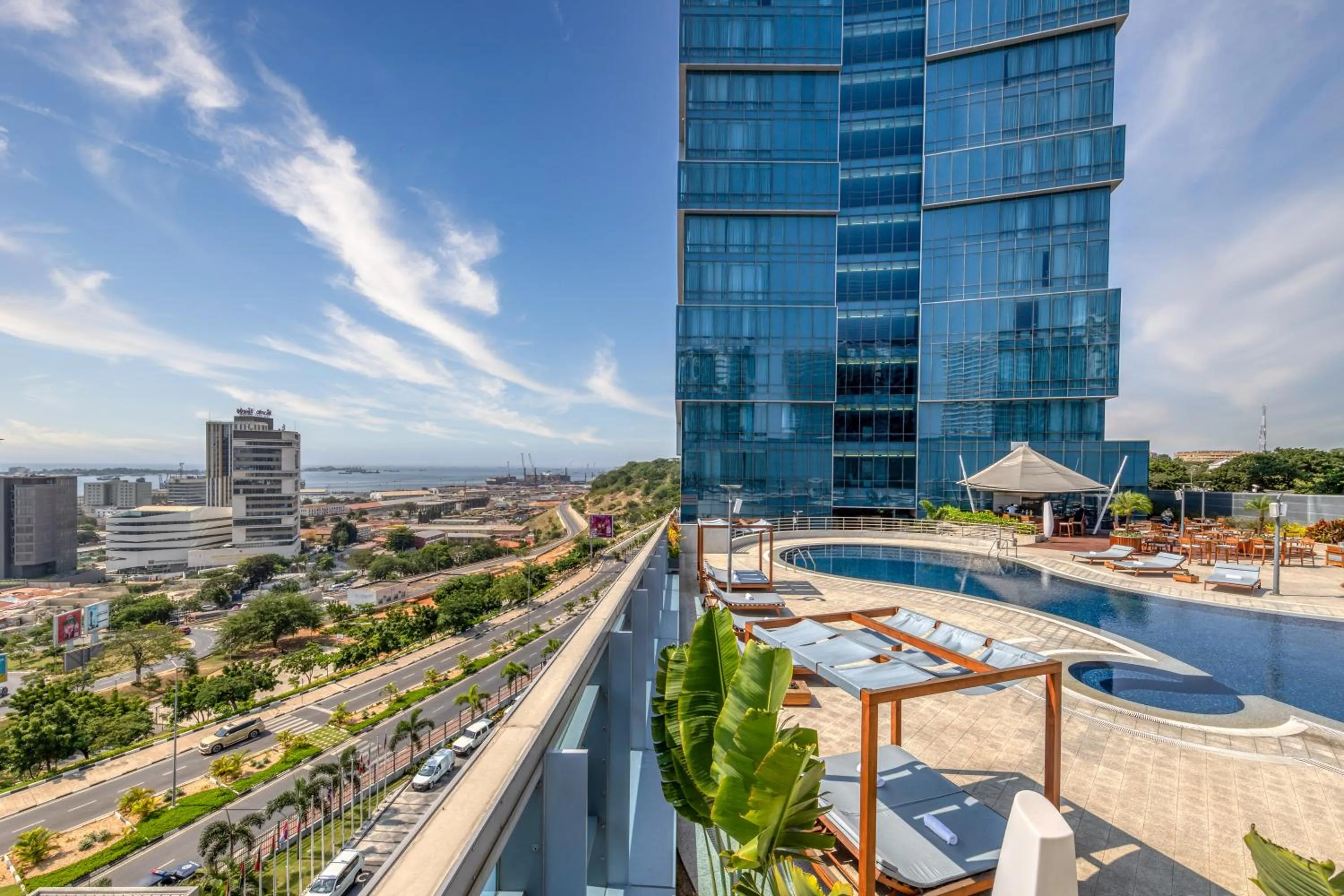 City view in InterContinental Luanda Miramar by IHG