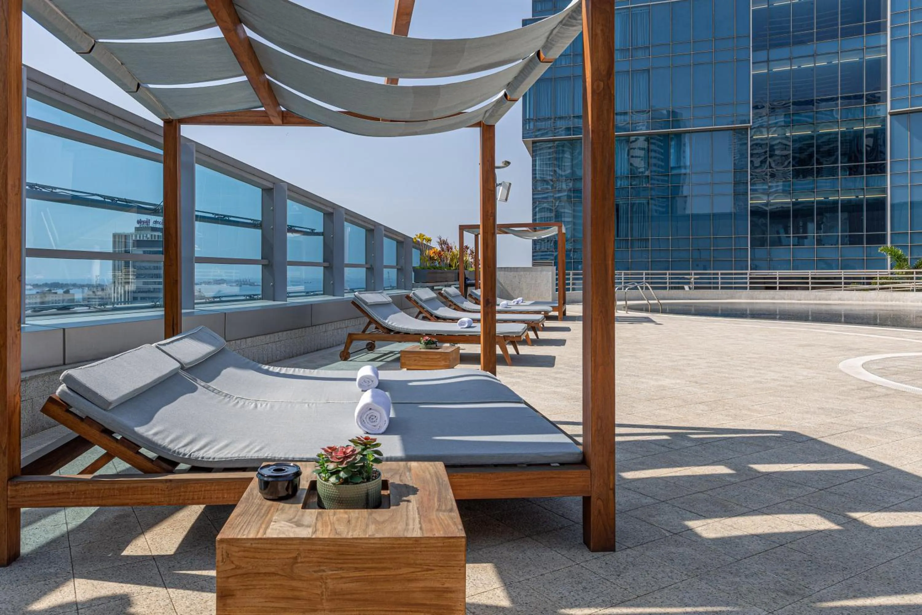 Patio in InterContinental Luanda Miramar by IHG