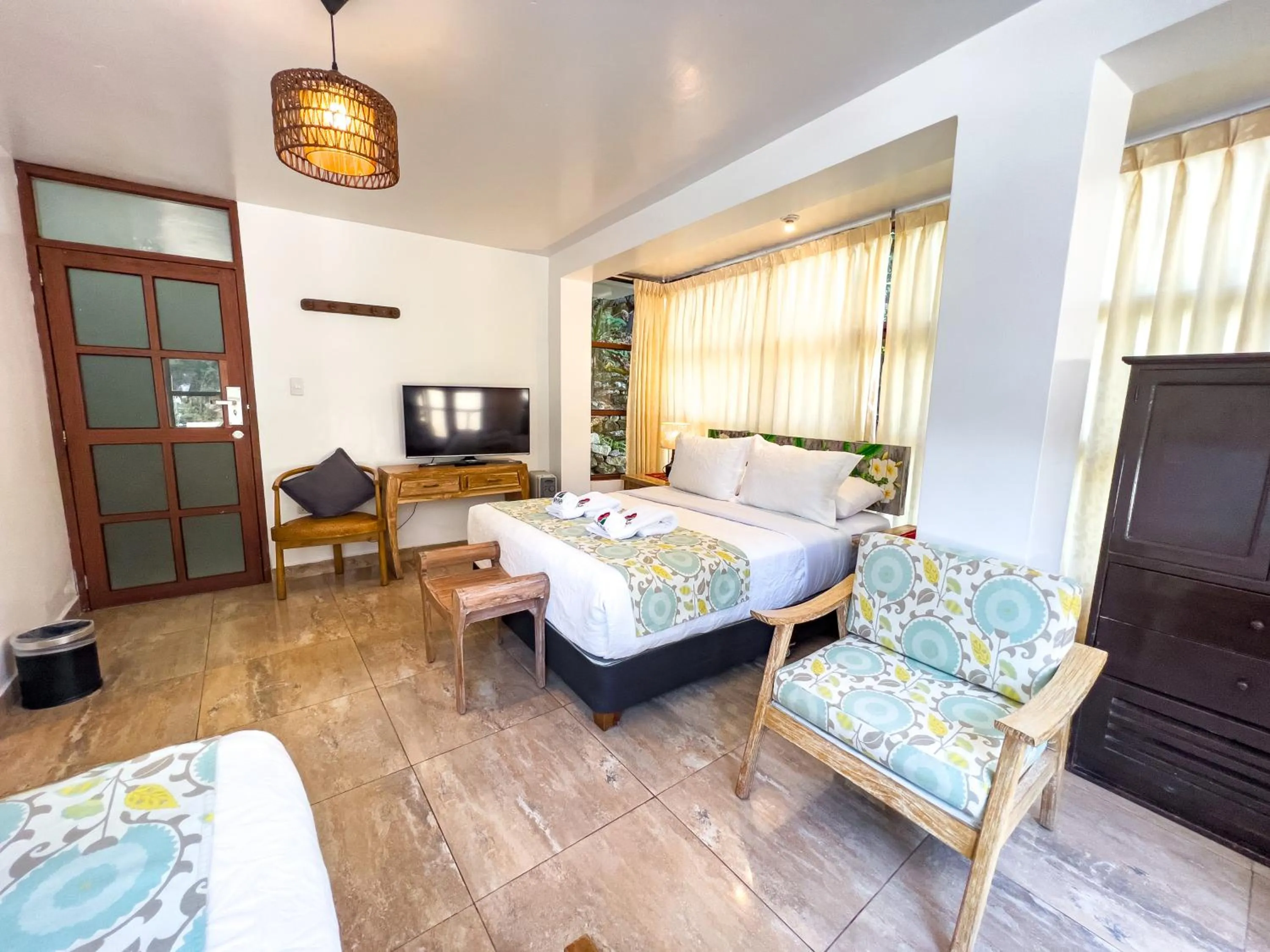 Bed in Rupa Rupa High Jungle Eco B&B