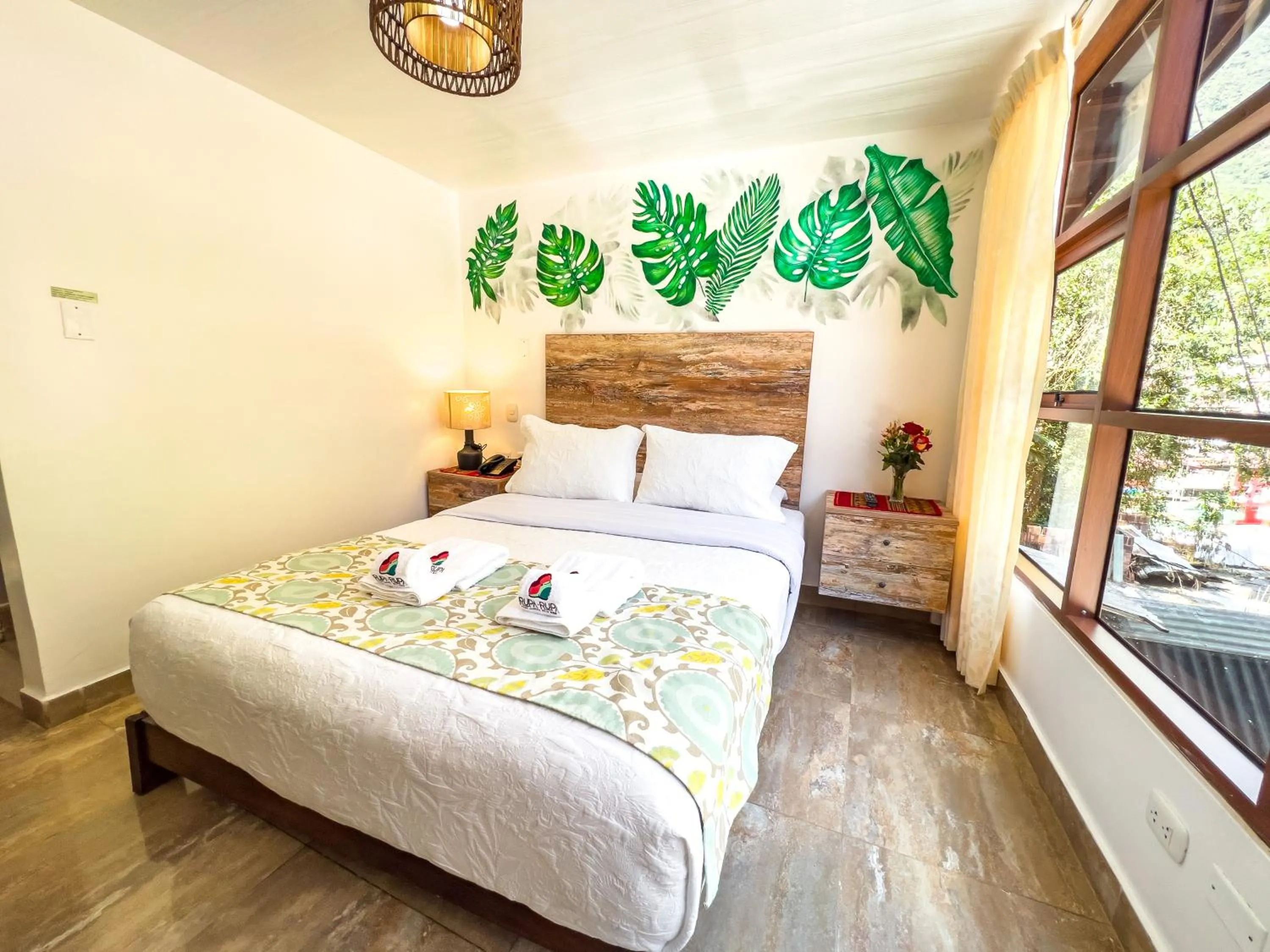 Bed in Rupa Rupa High Jungle Eco B&B