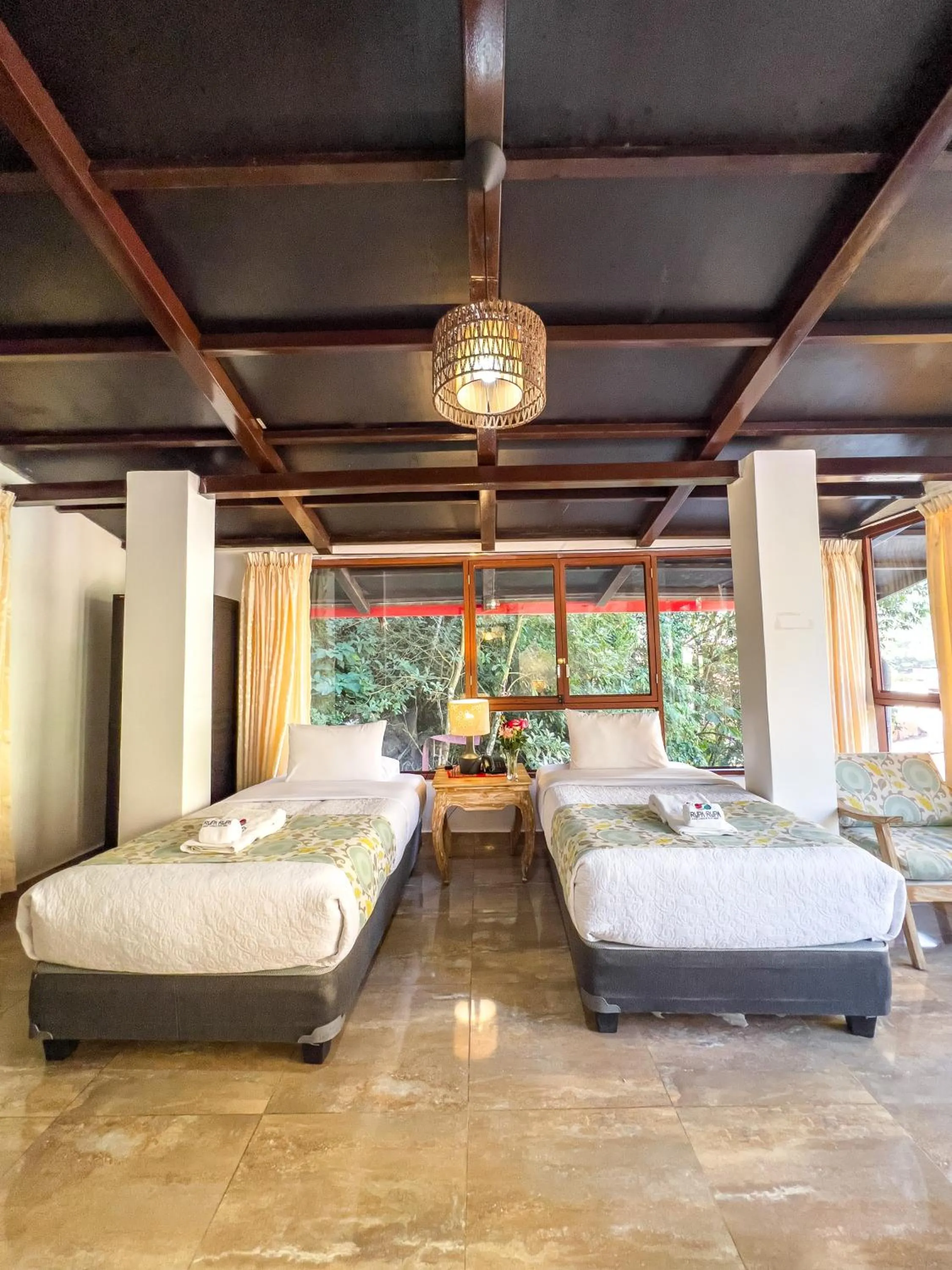 Bed in Rupa Rupa High Jungle Eco B&B