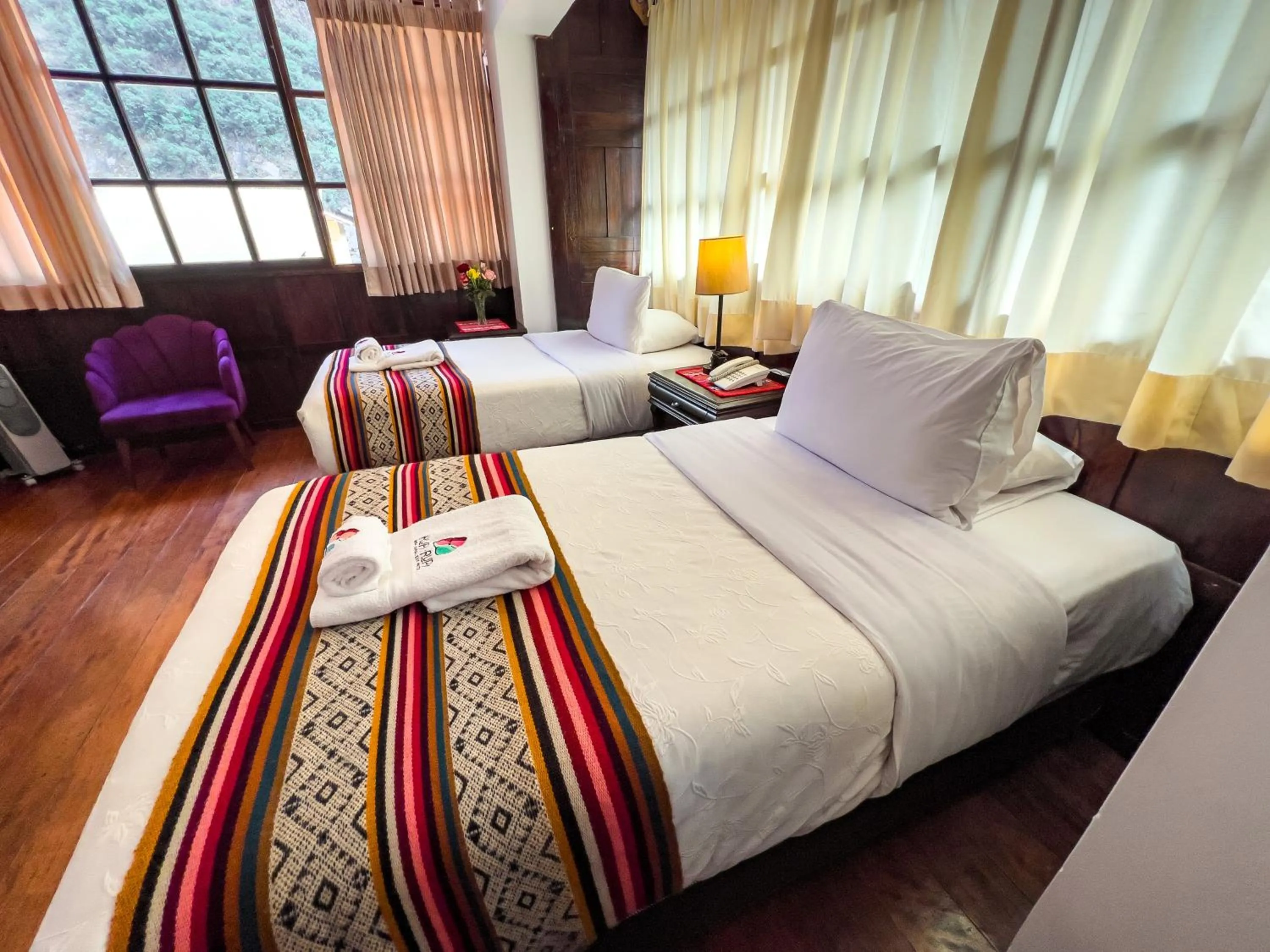 Bed in Rupa Rupa High Jungle Eco B&B