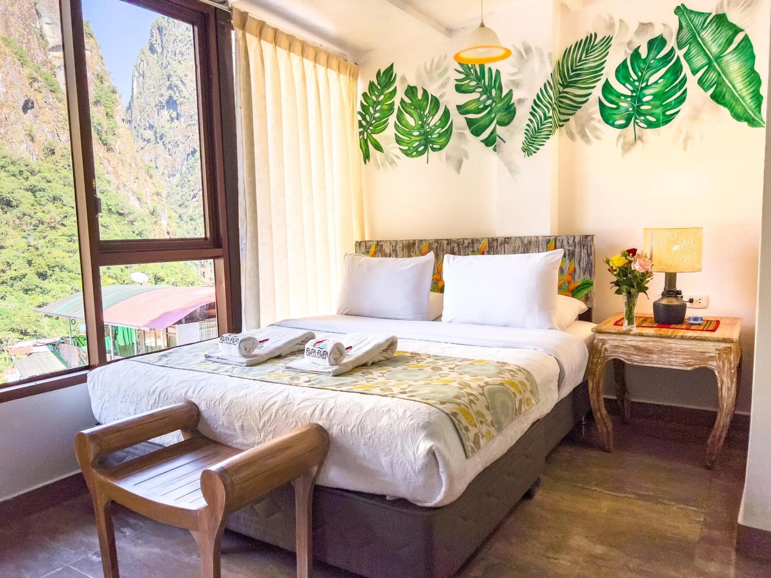 Bed in Rupa Rupa High Jungle Eco B&B