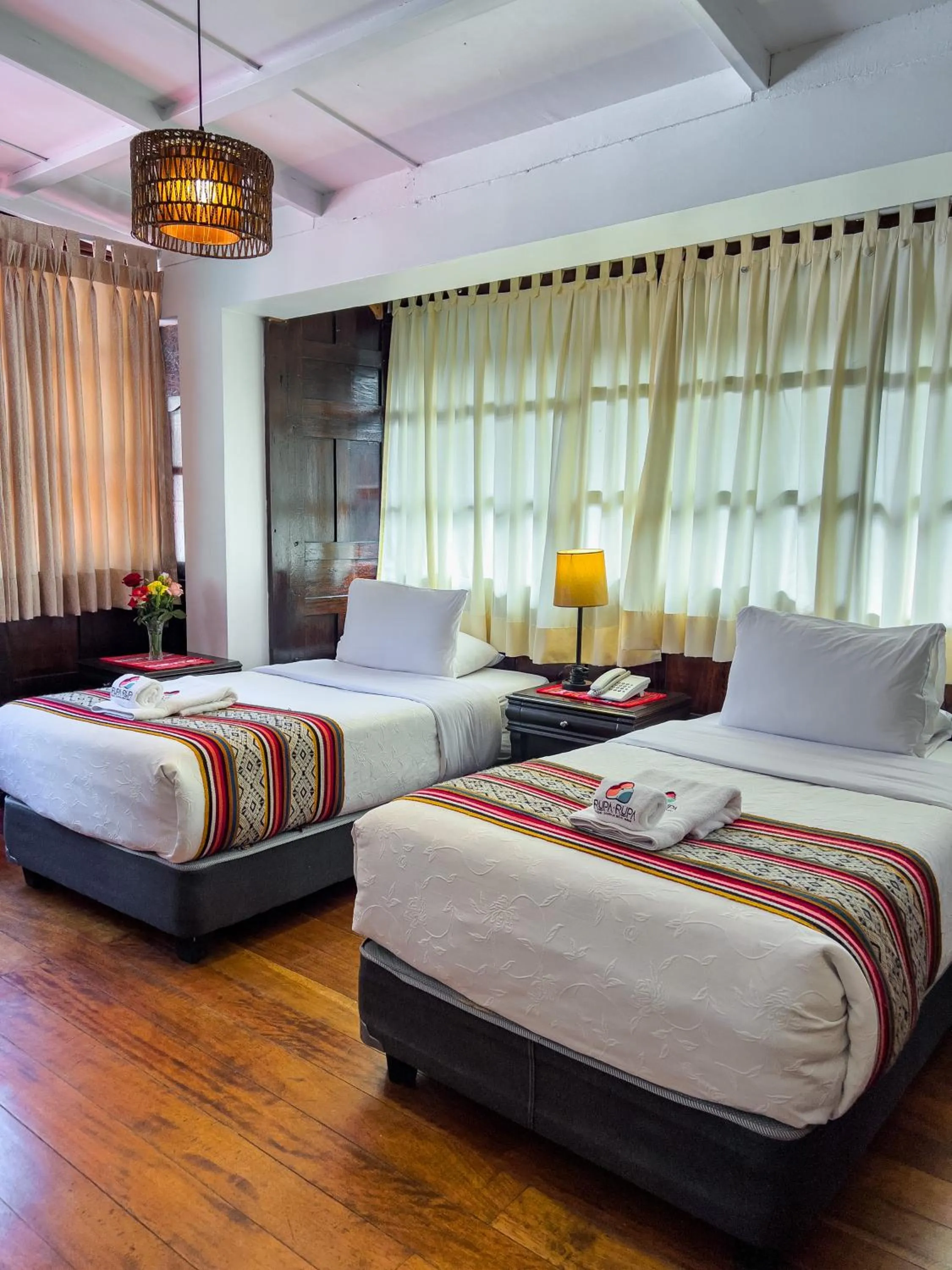 Bed in Rupa Rupa High Jungle Eco B&B