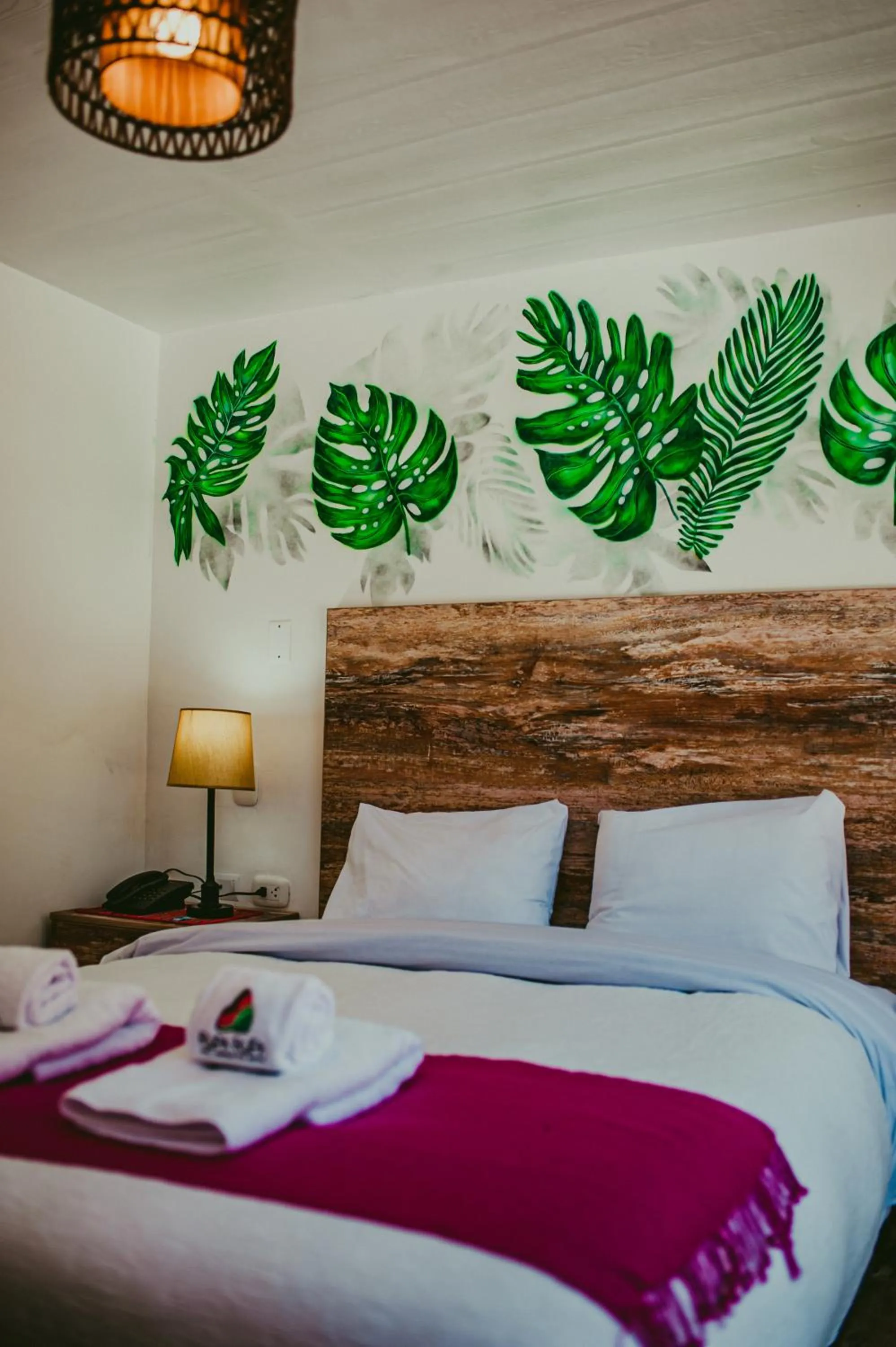 Bed in Rupa Rupa High Jungle Eco B&B